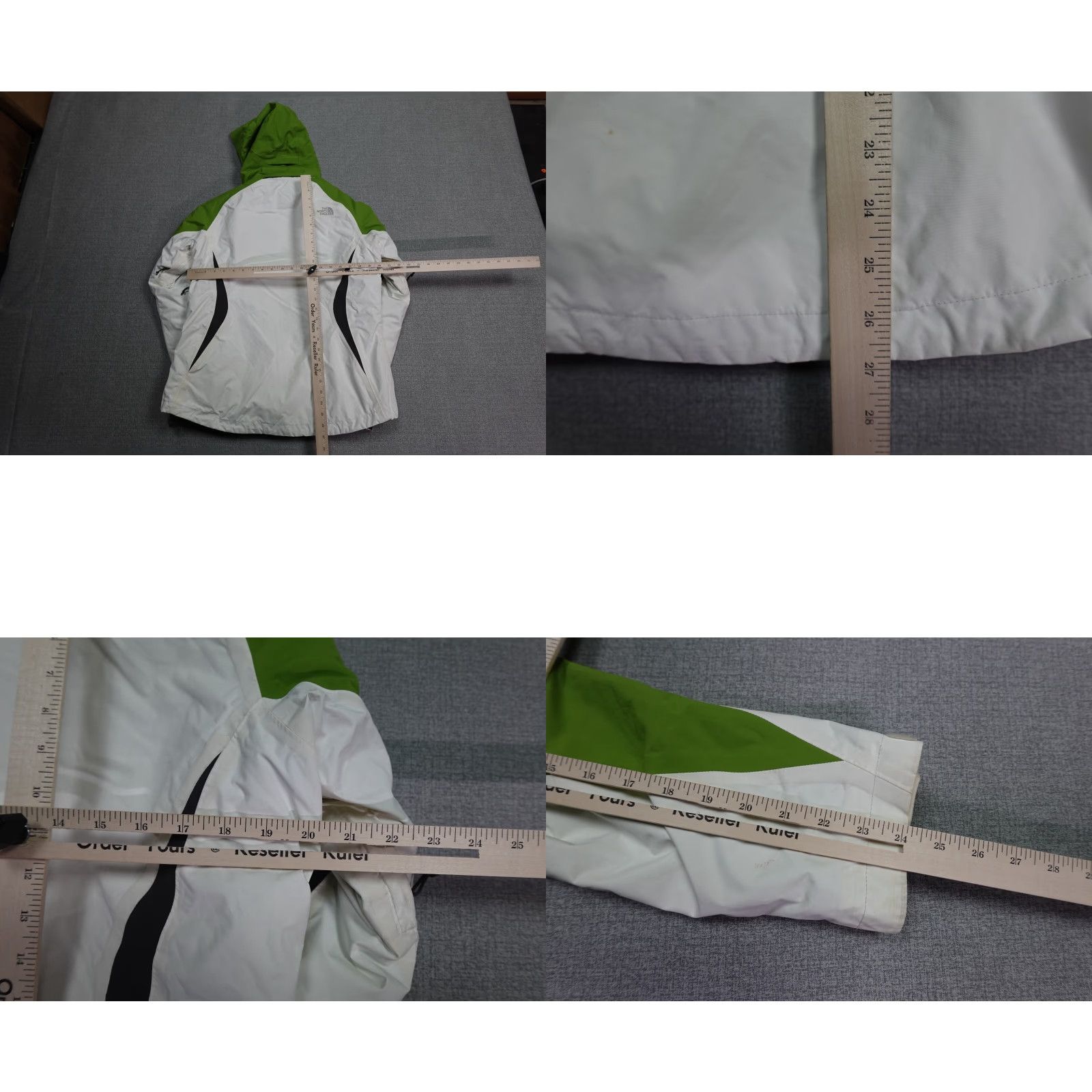 The North Face VINTAGE The North Face Jacket Womens L White Hooded Wind-Resistant Rain Coat Size L / US 10 / IT 46 - 8 Thumbnail