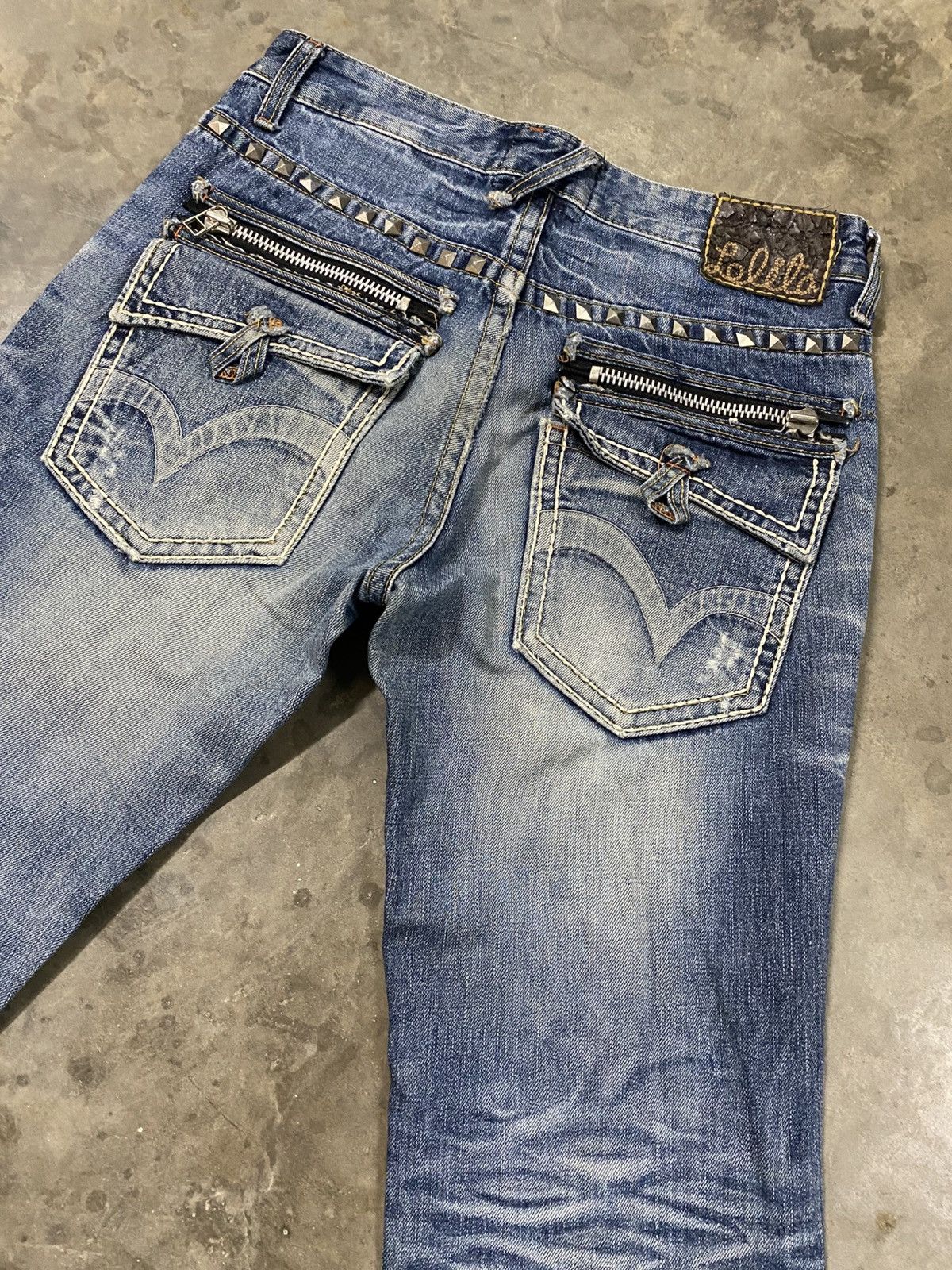 Jean × Vintage Exotic Vintage Denim Lolita Jeans Distressed @224 Size US 30 / EU 46 - 15 Thumbnail