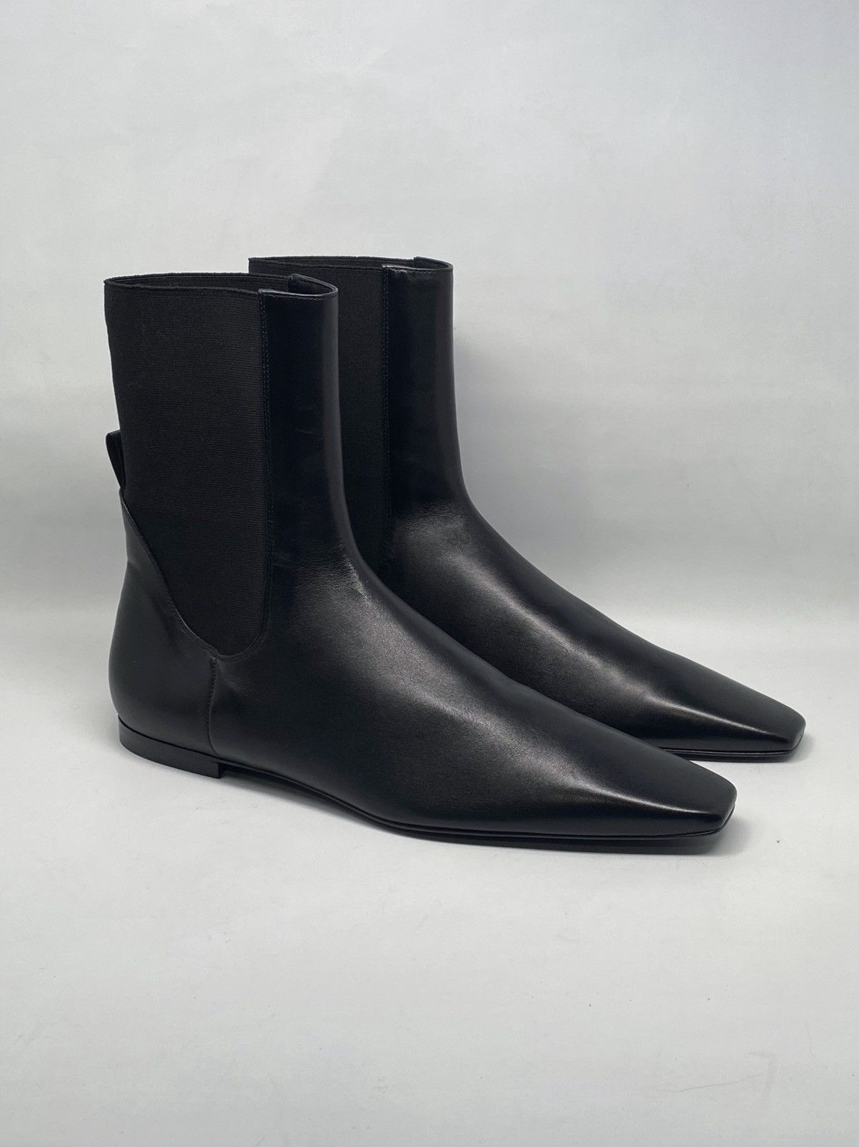 Toteme Toteme High-Top Leather Chelsea Boots size 42 Size US 12 / IT 42 - 3 Thumbnail