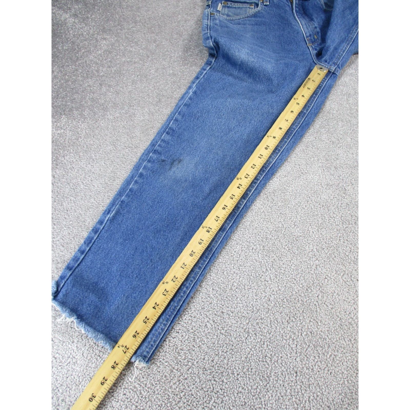Carhartt Carhartt Jeans Mens 32 Medium Wash Denim Relaxed Fit 32X27 Size US 32 / EU 48 - 4 Thumbnail
