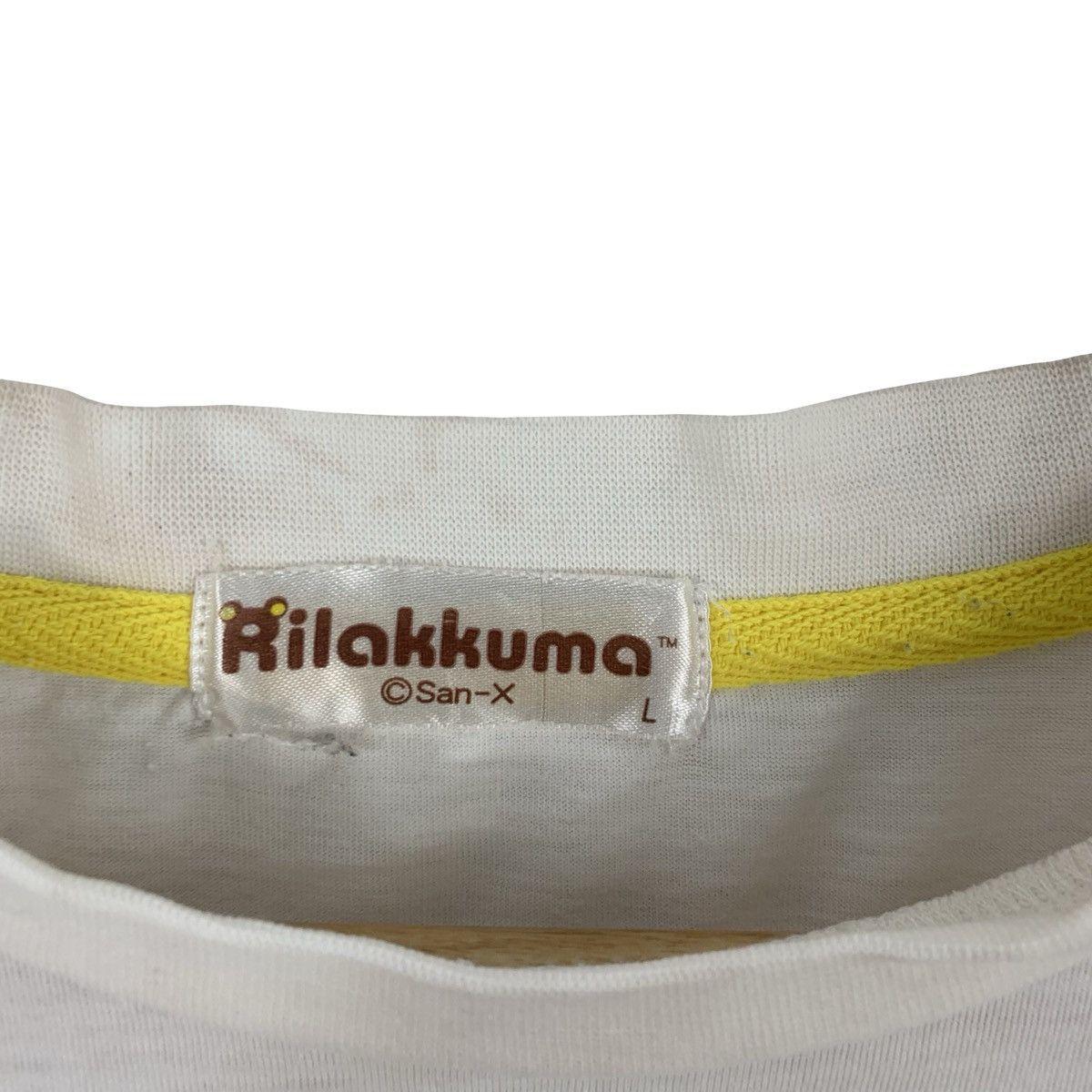 Other RILAKKUMA AKI KONDO Cute Character Pokapoka Tee Shirt Top Size L / US 10 / IT 46 - 7 Thumbnail