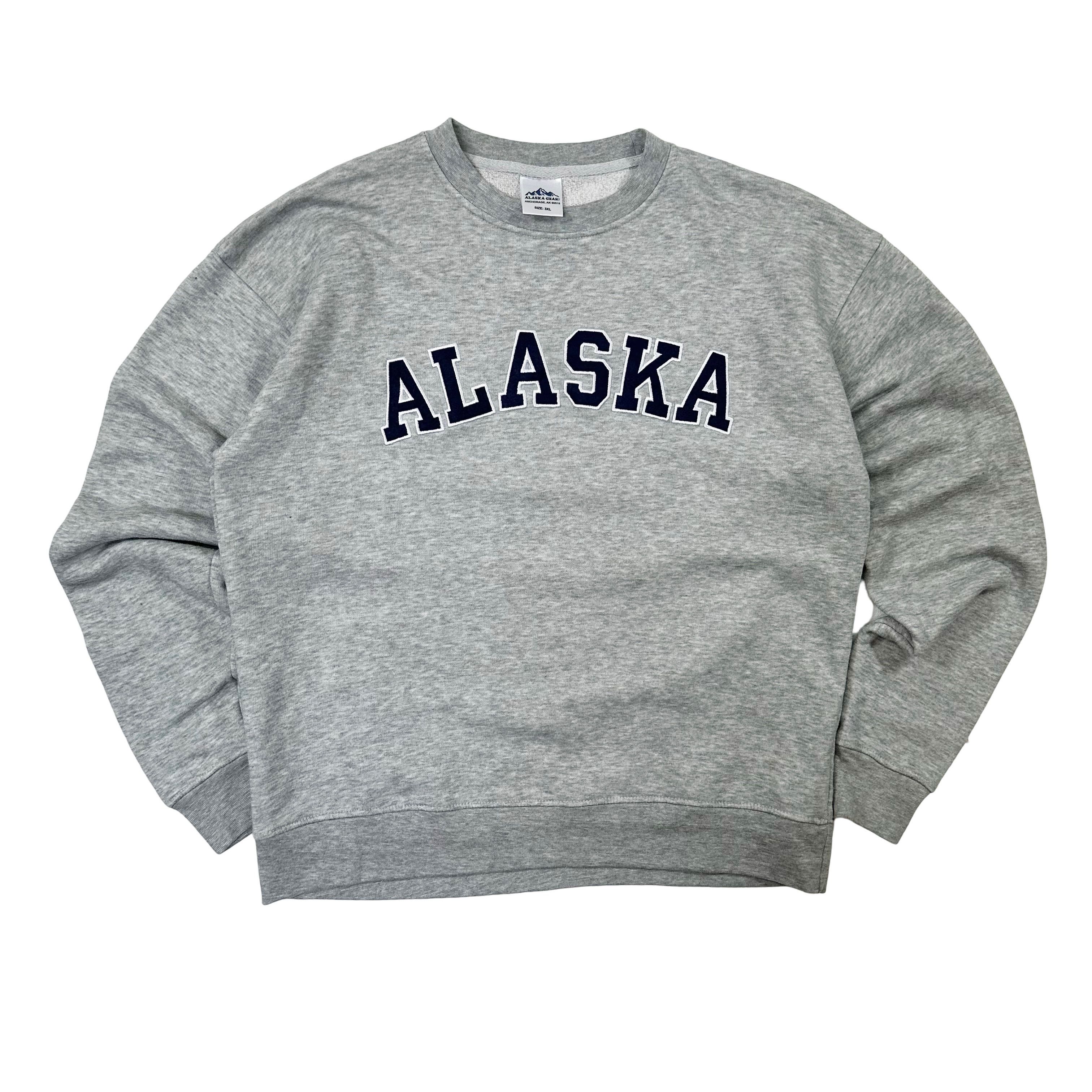 Vintage Vintage 90s Alaska Embroidered Spell Out Sweater Size US XL / EU 56 / 4 - 1 Thumbnail