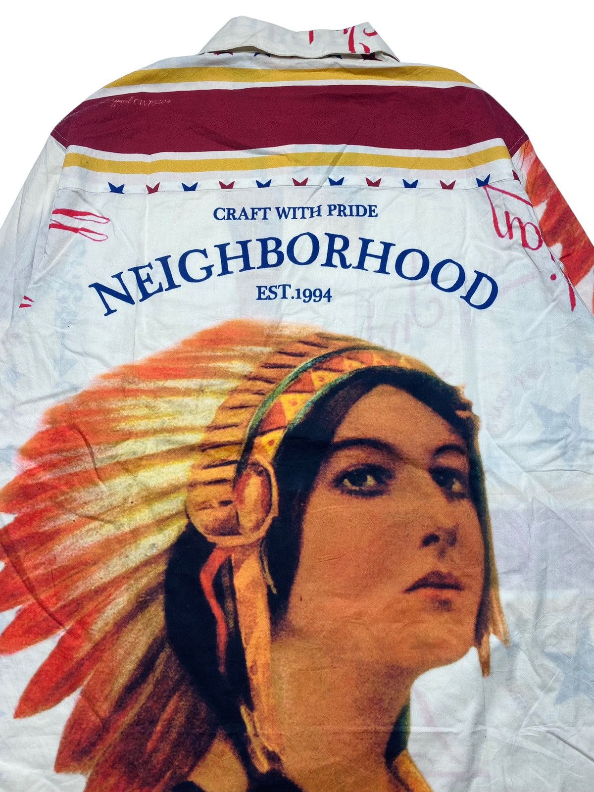 Hysteric Glamour 2000s Neighborhood - Indian Girl Button Shirt Size US M / EU 48-50 / 2 - 9 Thumbnail