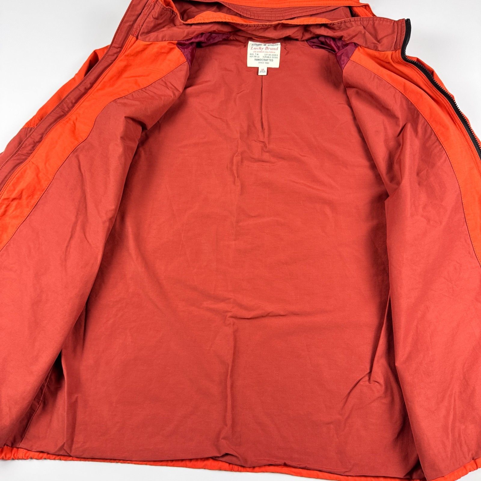 Lucky Brand Lucky Brand XL Orange Canvas Workwear Hooded Parka Rust Size US XL / EU 56 / 4 - 8 Thumbnail