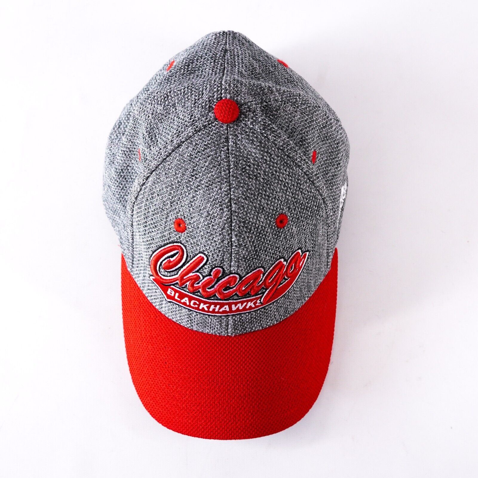Adidas Adidas Chicago Blackhawks Hockey NHL Fitted Baseball Hat Cap Size ONE SIZE - 5 Thumbnail