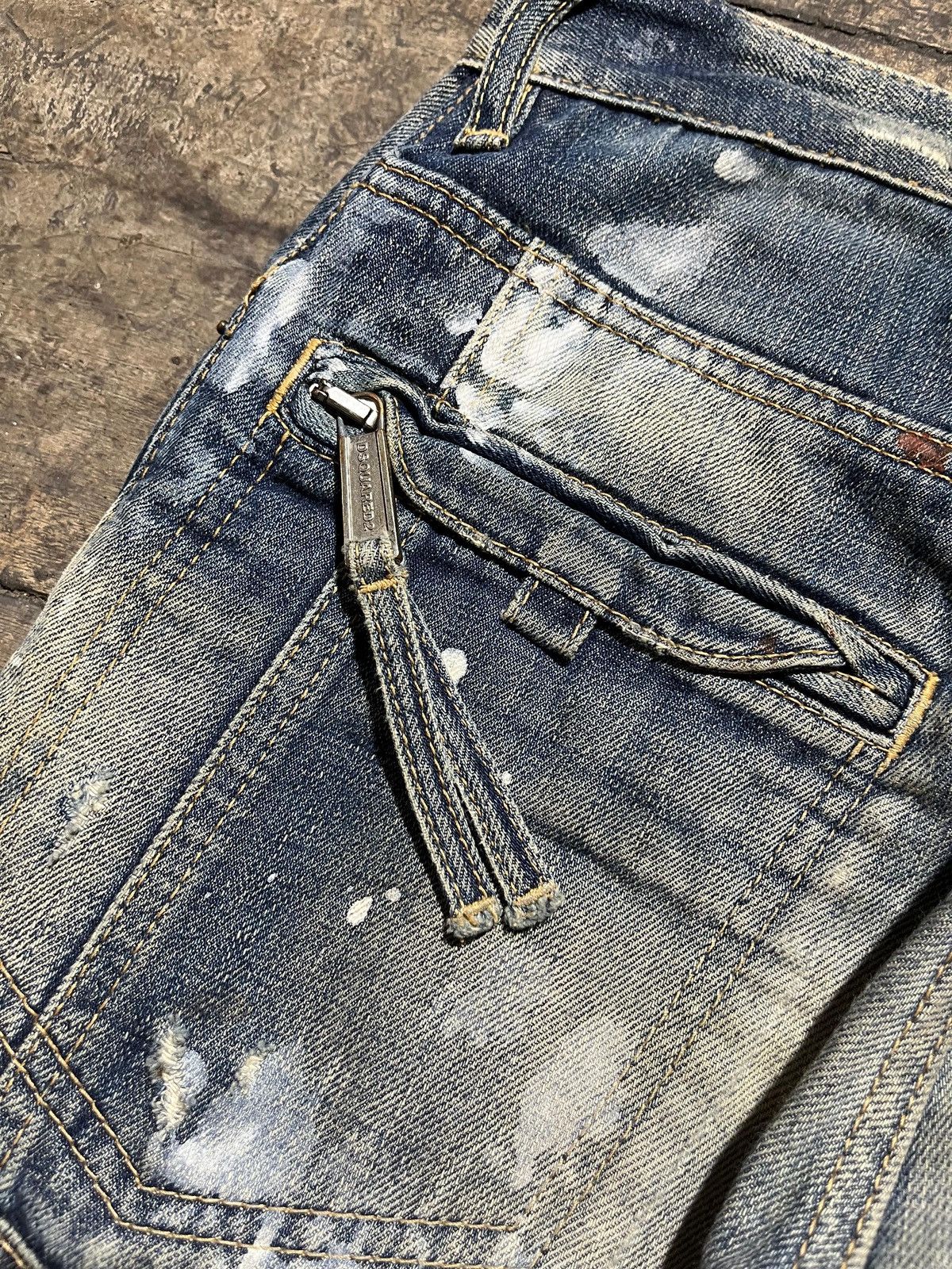 Dsquared2 Rare denim disstressed jeans dsquared2 Size US 27 - 4 Thumbnail