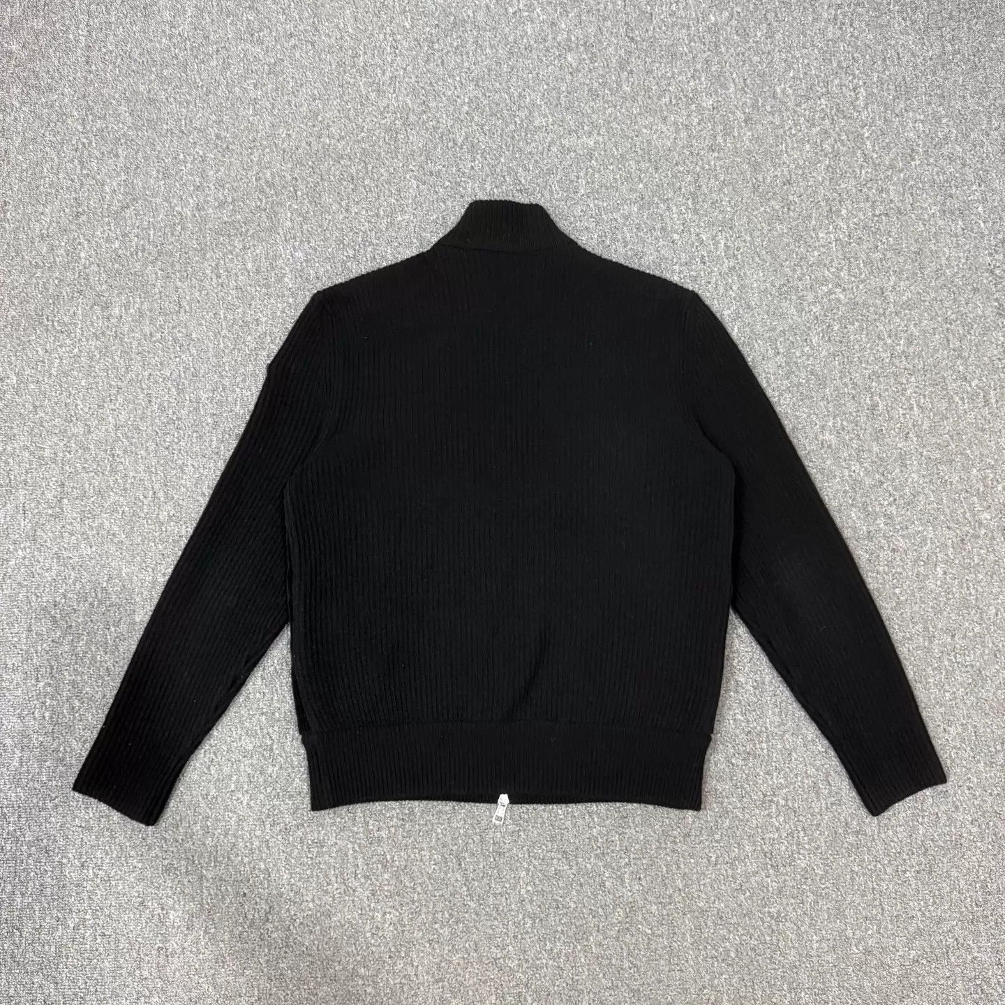 Moncler Moncler Black Velvet Knit Stand Collar Cardigan S 99N Size US S / EU 44-46 / 1 - 2 Thumbnail