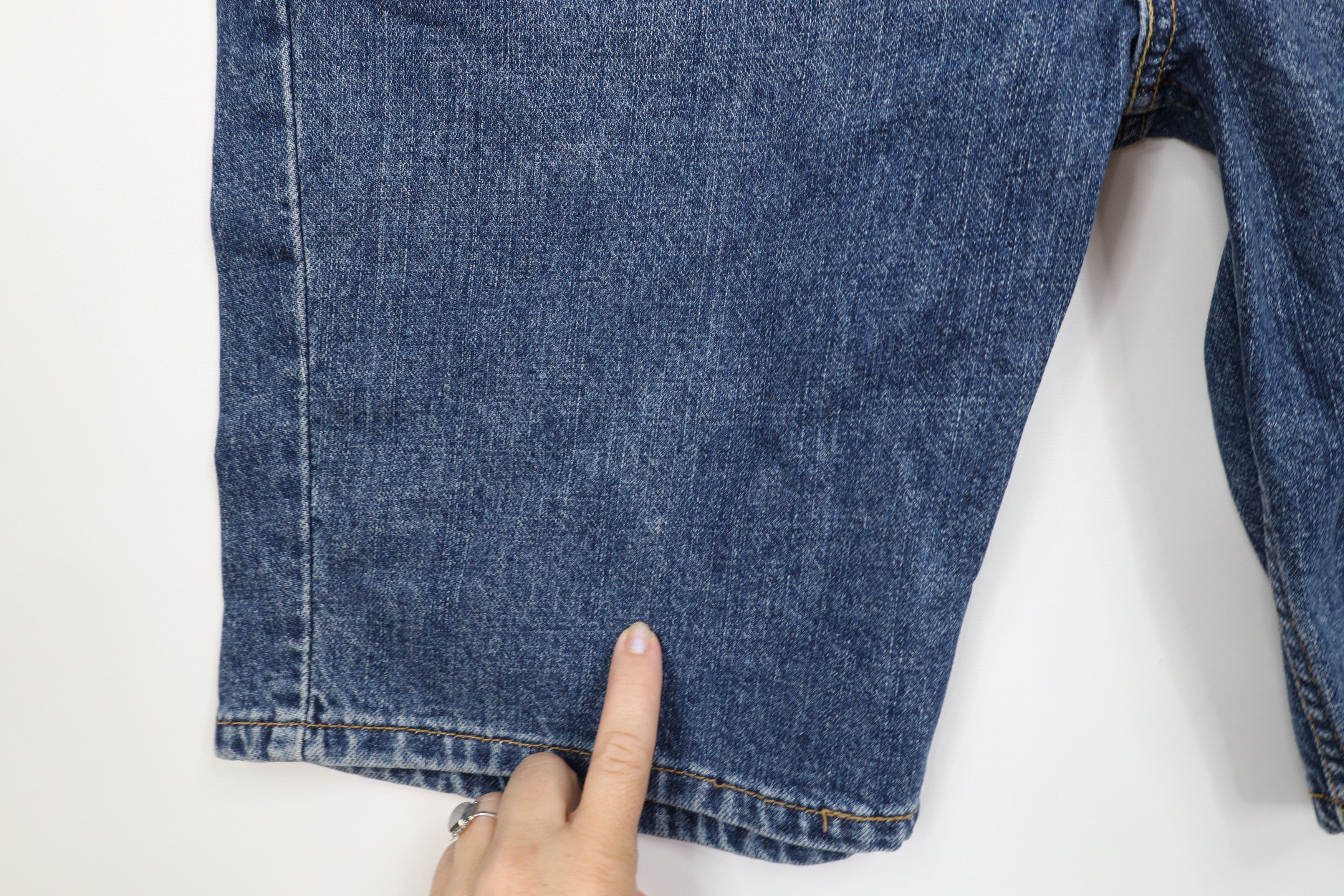 Levi's Vintage Y2K Levis 505 Fit Denim Jean Shorts Jorts Blue Size US 36 / EU 52 - 5 Thumbnail