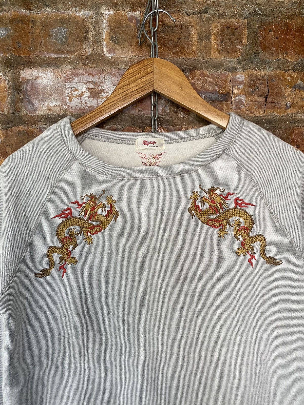 Vivienne Tam AW99 Vivienne Tam Double Dragon embroidered flare sleeve Size S / US 4 / IT 40 - 3 Thumbnail
