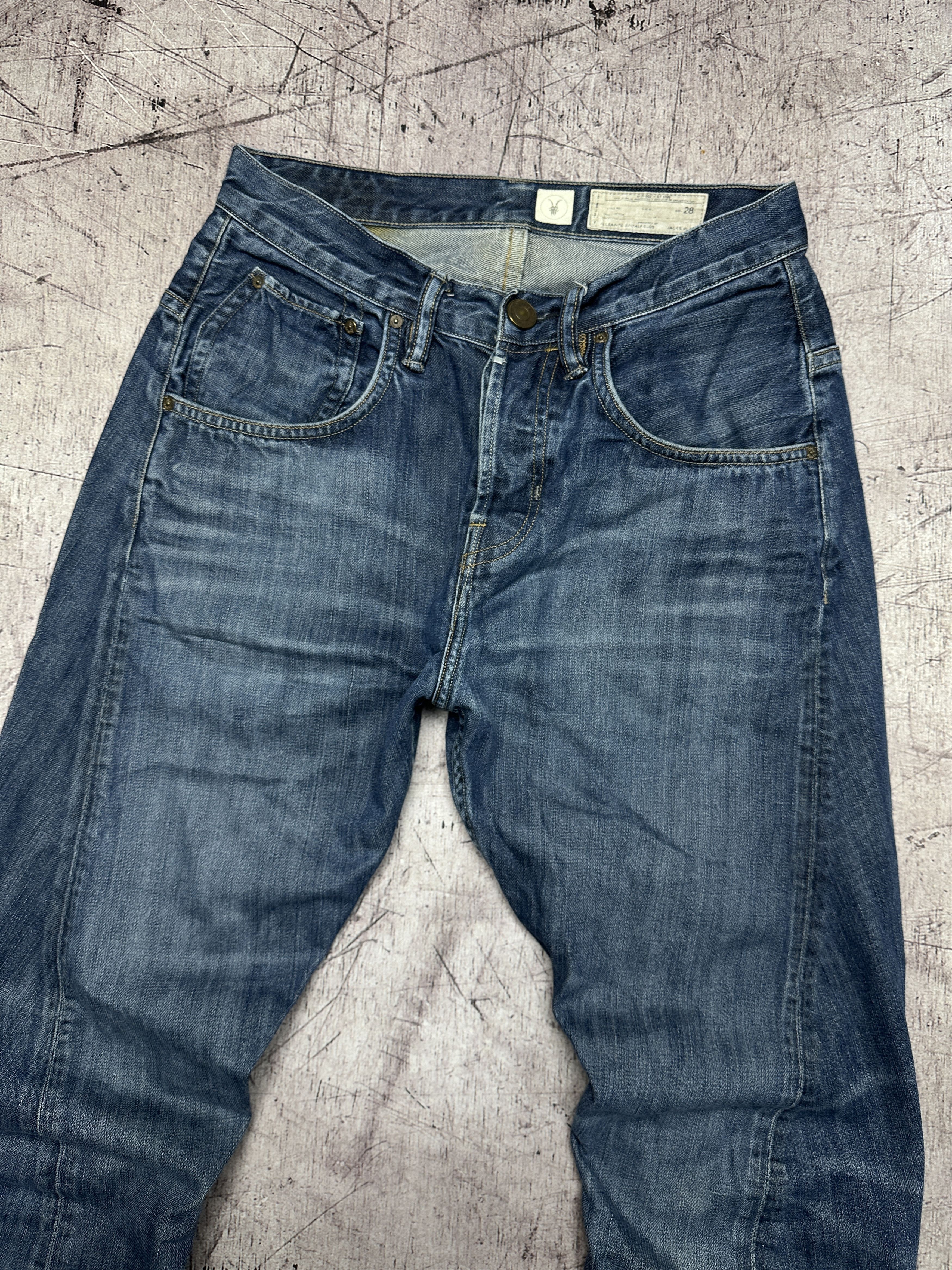 Allsaints Allsaints Mens Arc Bik Runner Denim Pants Jeans Size US 28 / EU 44 - 2 Thumbnail
