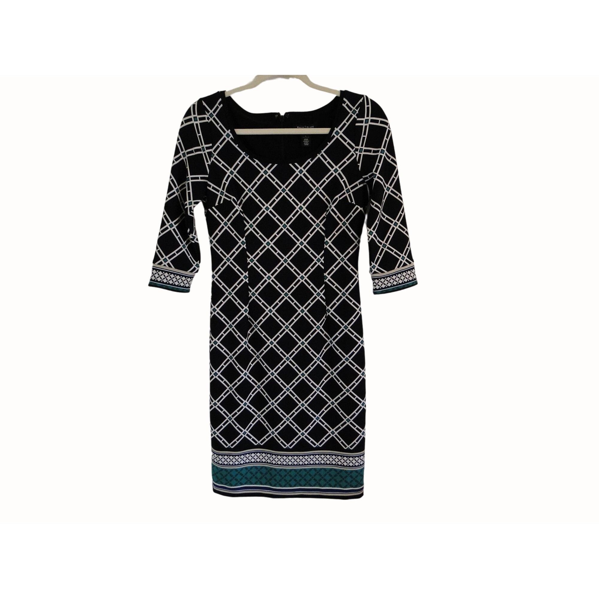 White House Black Market White House Black Market Dress Size 0 Geometric Size XS / US 0-2 / IT 36-38 - 3 Thumbnail