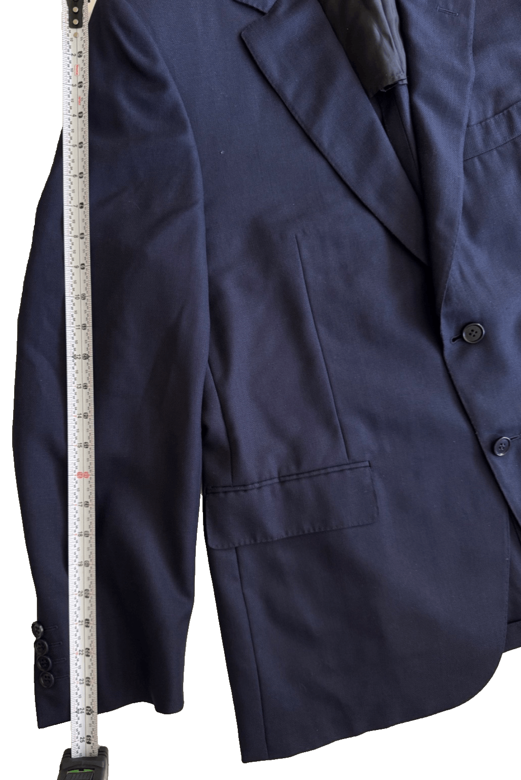 Canali Canali 50R Blue Water Resistant Blazer 2-Btn Jacket Size 50R - 6 Thumbnail
