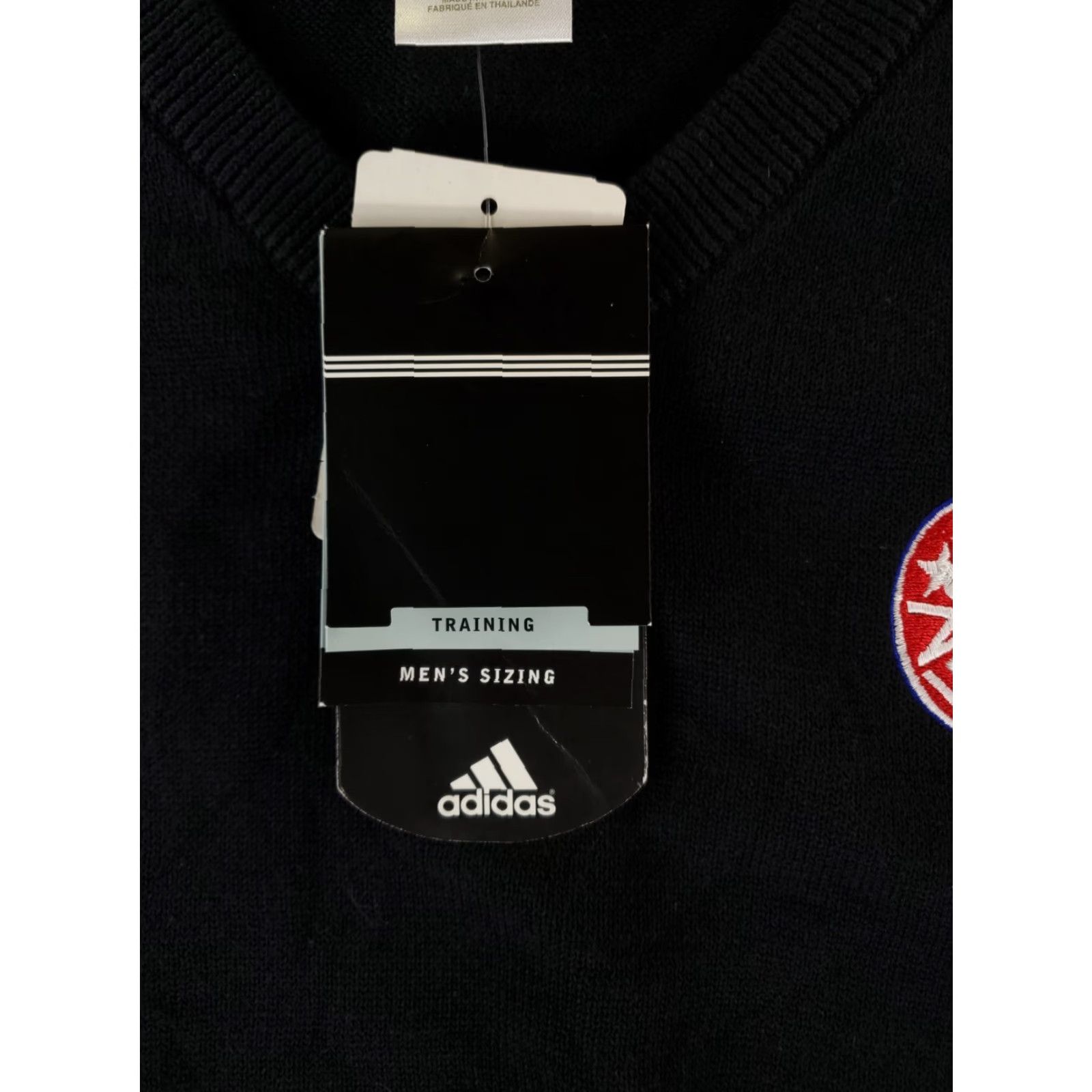 Adidas Adidas Sweater V Neck Cotton Lightweight NSCAA Black Mens XXL Pullover NWT Size US XXL / EU 58 / 5 - 4 Thumbnail