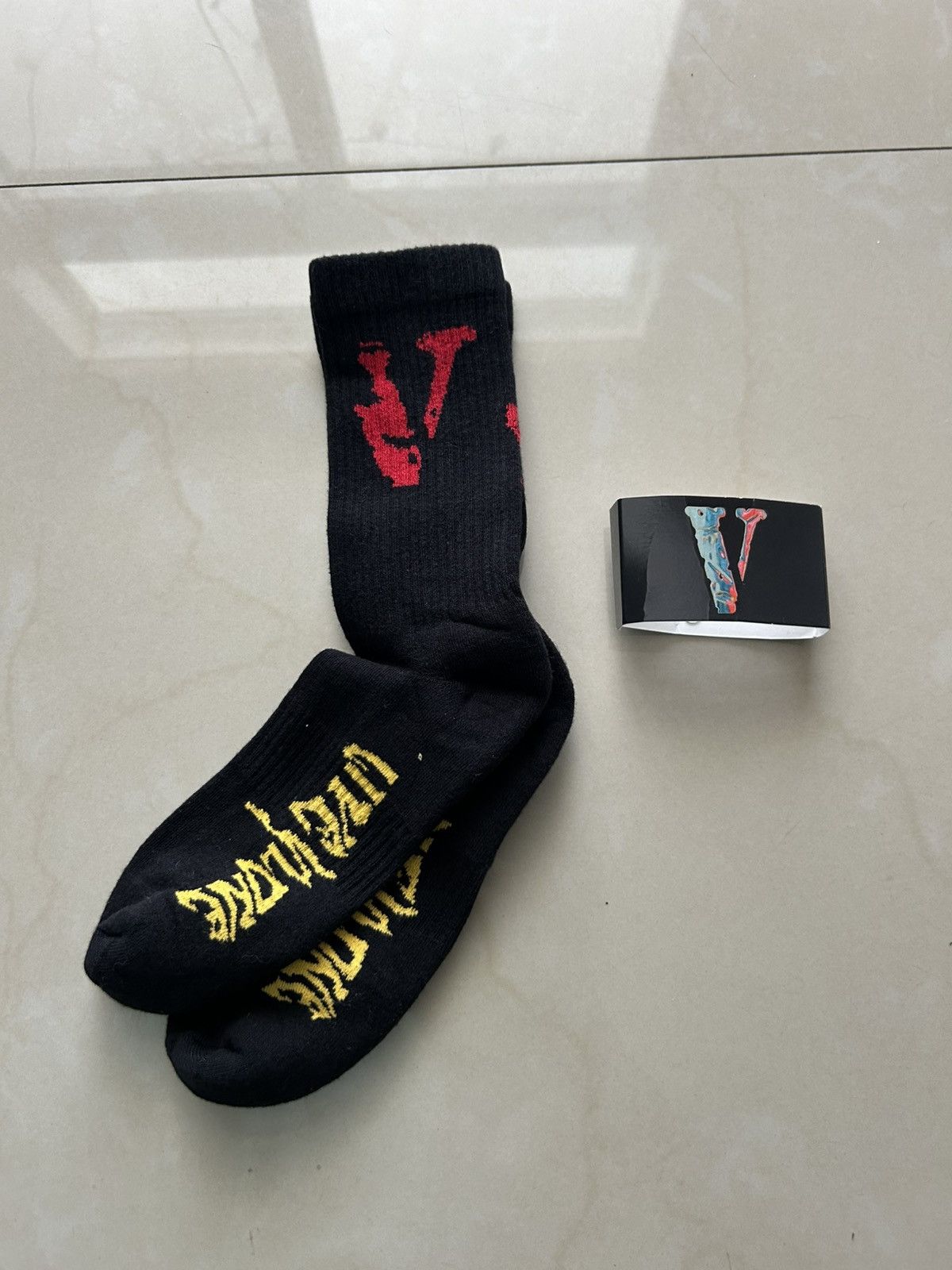 Vlone Vlone socks Size ONE SIZE - 2 Thumbnail
