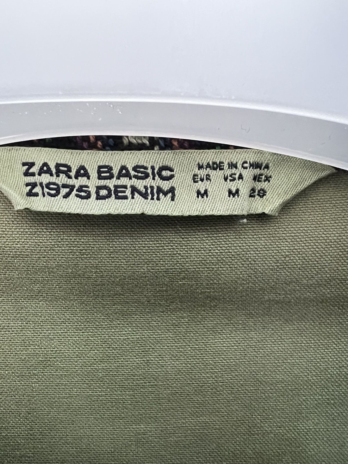 Zara 🔥M-65 🔥 Zara Basic Z1975 Denim Field Jacket - M Size US M / EU 48-50 / 2 - 10 Thumbnail