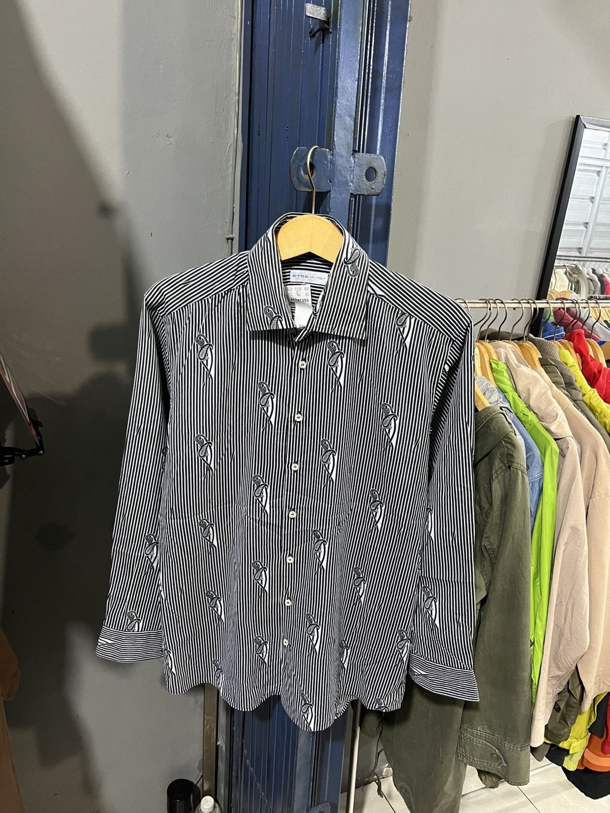 Etro Etro striped paisley shirt /kapital/cdg/visvim/undercover/ Size US S / EU 44-46 / 1 - 4 Thumbnail