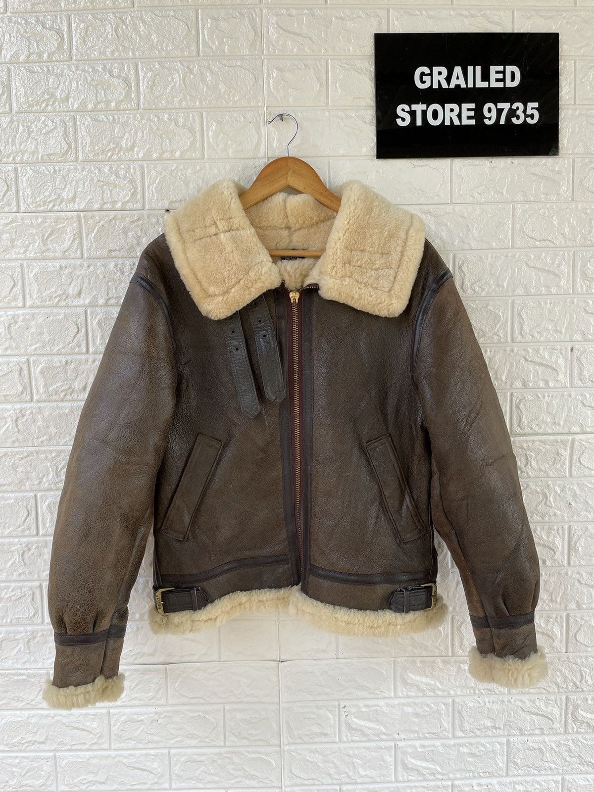 Avirex Vintage Avirex B-3 Sheepskin Flight Leather Shearling Jacket Size US M / EU 48-50 / 2 - 3 Thumbnail