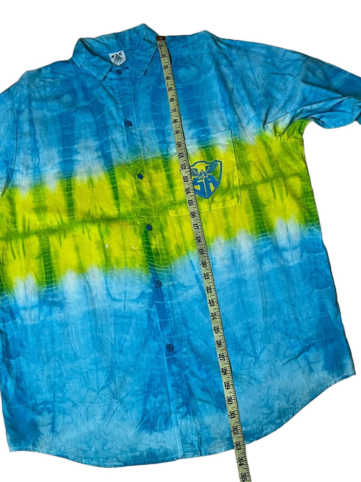 Vintage GRAIL🔥VINTAGE SURFERS ALLIANCE TYE DYE BUTTON UPS SHIRT Size US XL / EU 56 / 4 - 8 Thumbnail