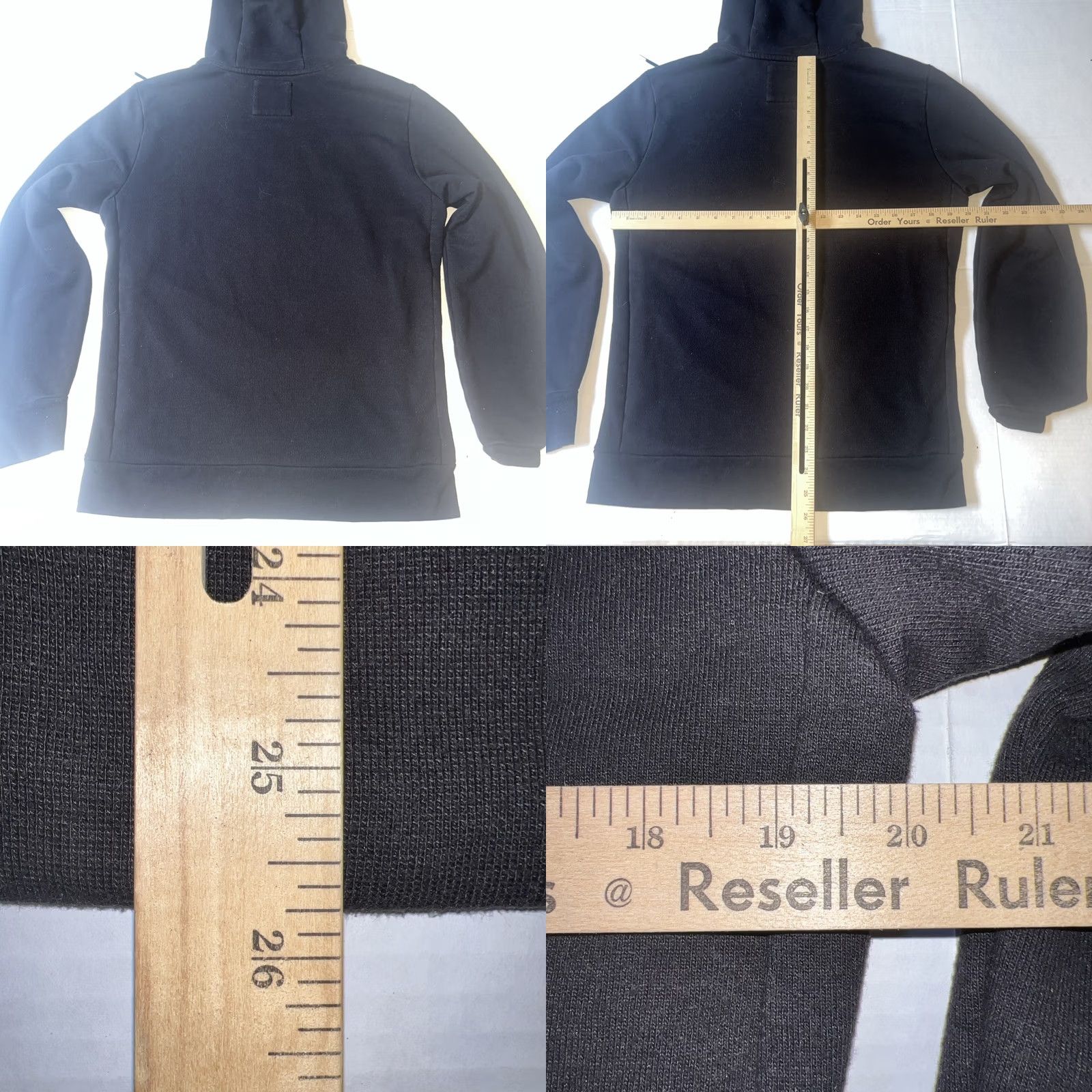 Logo 7 VINTAGE Tesla Small Font Logo Sweatshirt Hoodie Adult Small Black Elon Musk EV Size US S / EU 44-46 / 1 - 8 Thumbnail