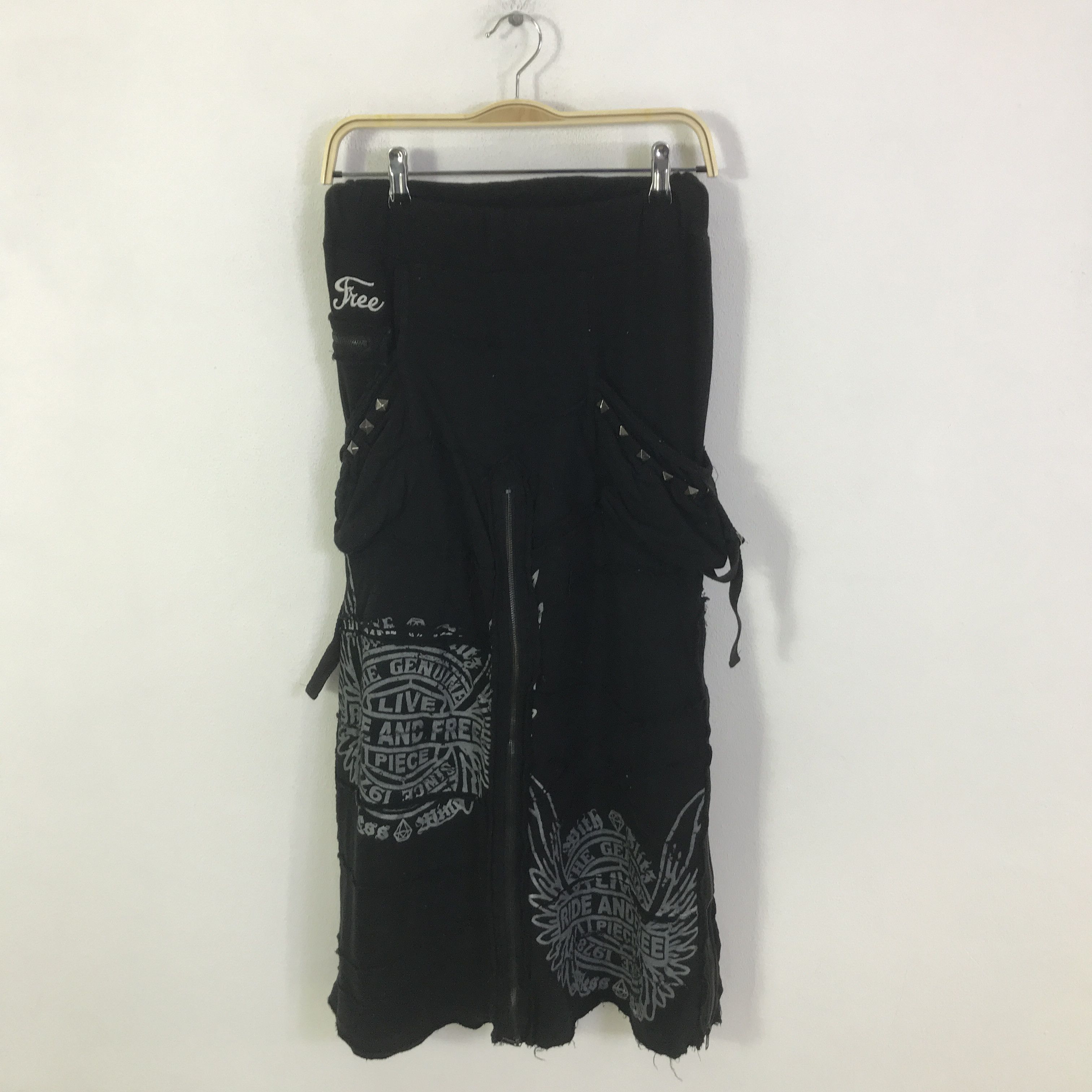 Japanese Brand japanese brand punk zipper skirt K130B6 Size 28" / US 6 / IT 42 - 4 Thumbnail