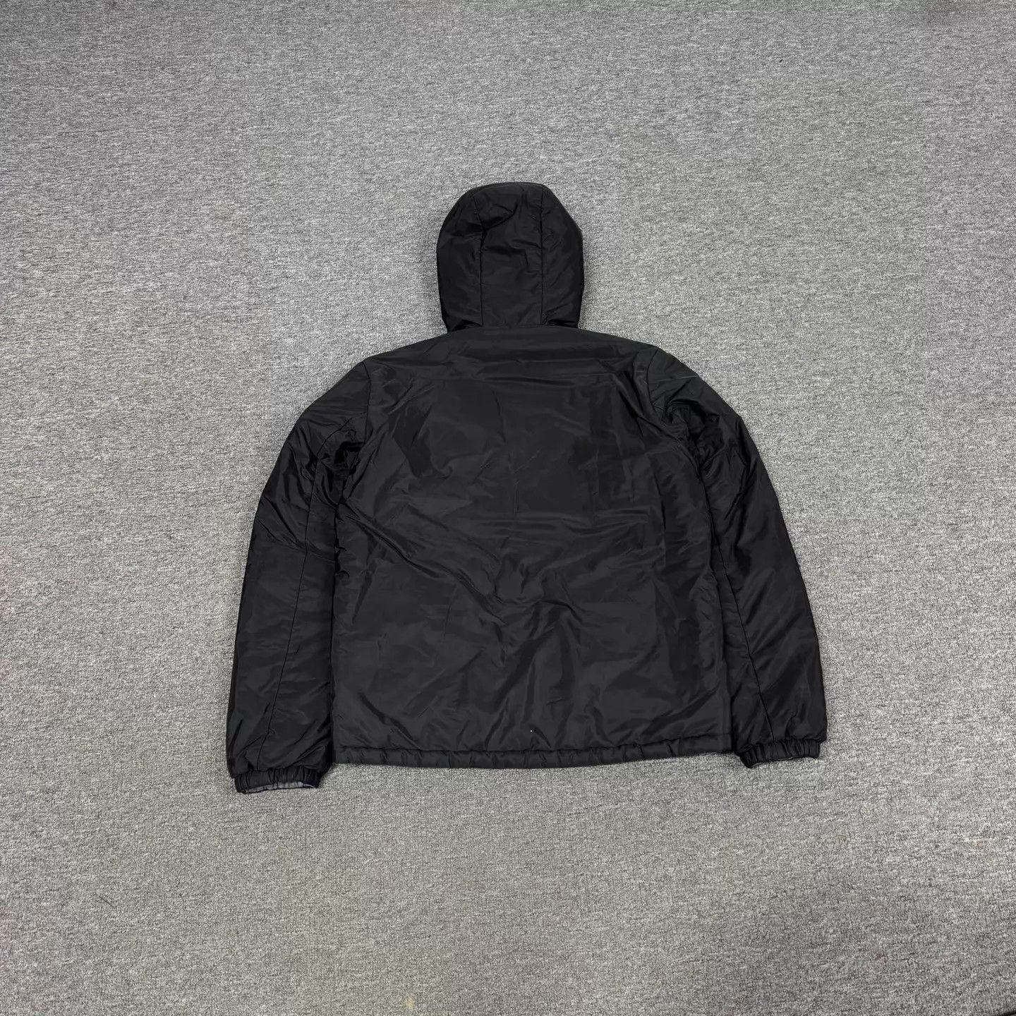 Prada Prada Black Hooded Double Quilted Jacket Triangle Logo 46 Size US S / EU 44-46 / 1 - 3 Thumbnail