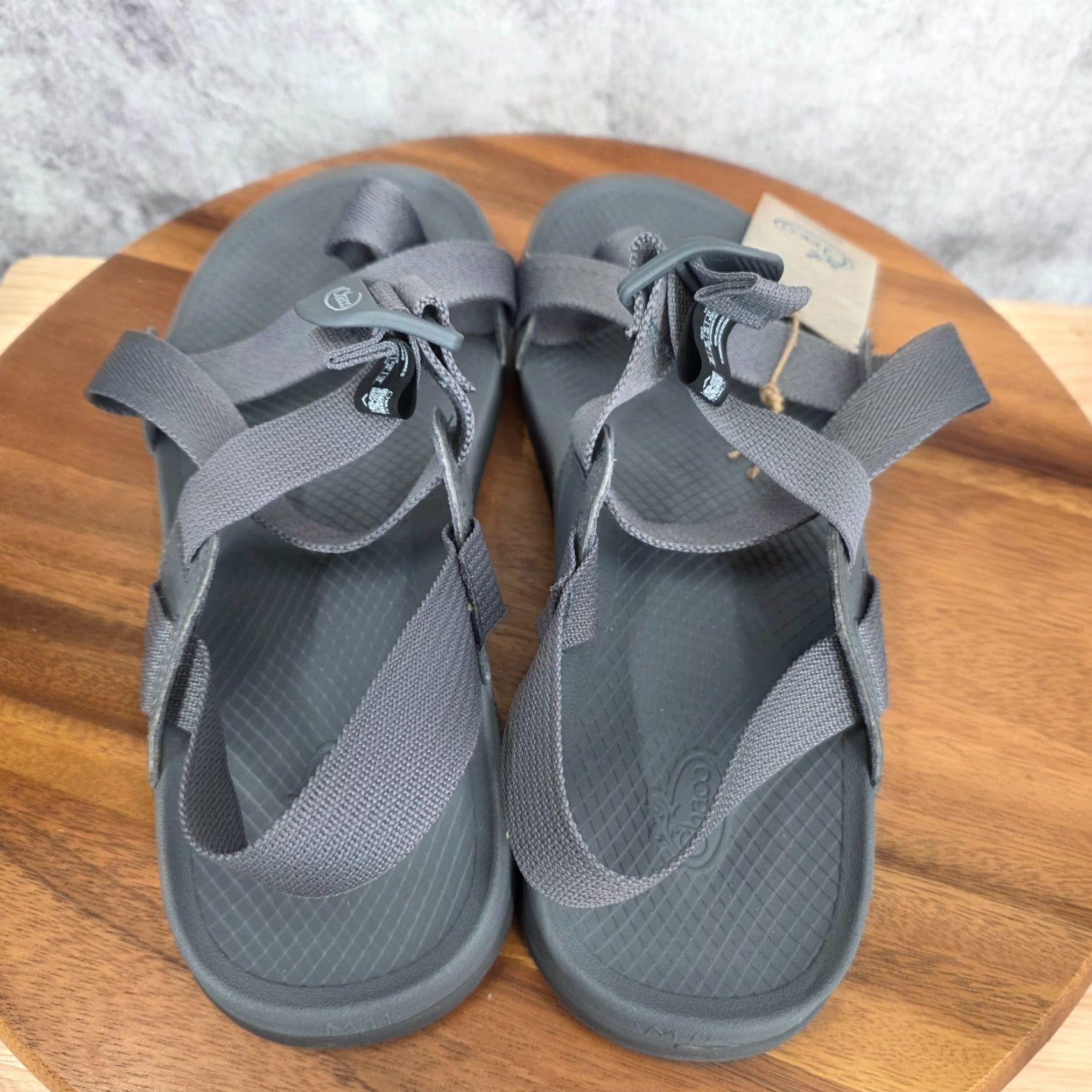 Chaco Mens Lowdown 2 Gray Adjustable Strap Sandals size 13 Chaco Sandals Mens 11 Gray Lowdown 2 Toe Loop Straps Comfort  main image 3