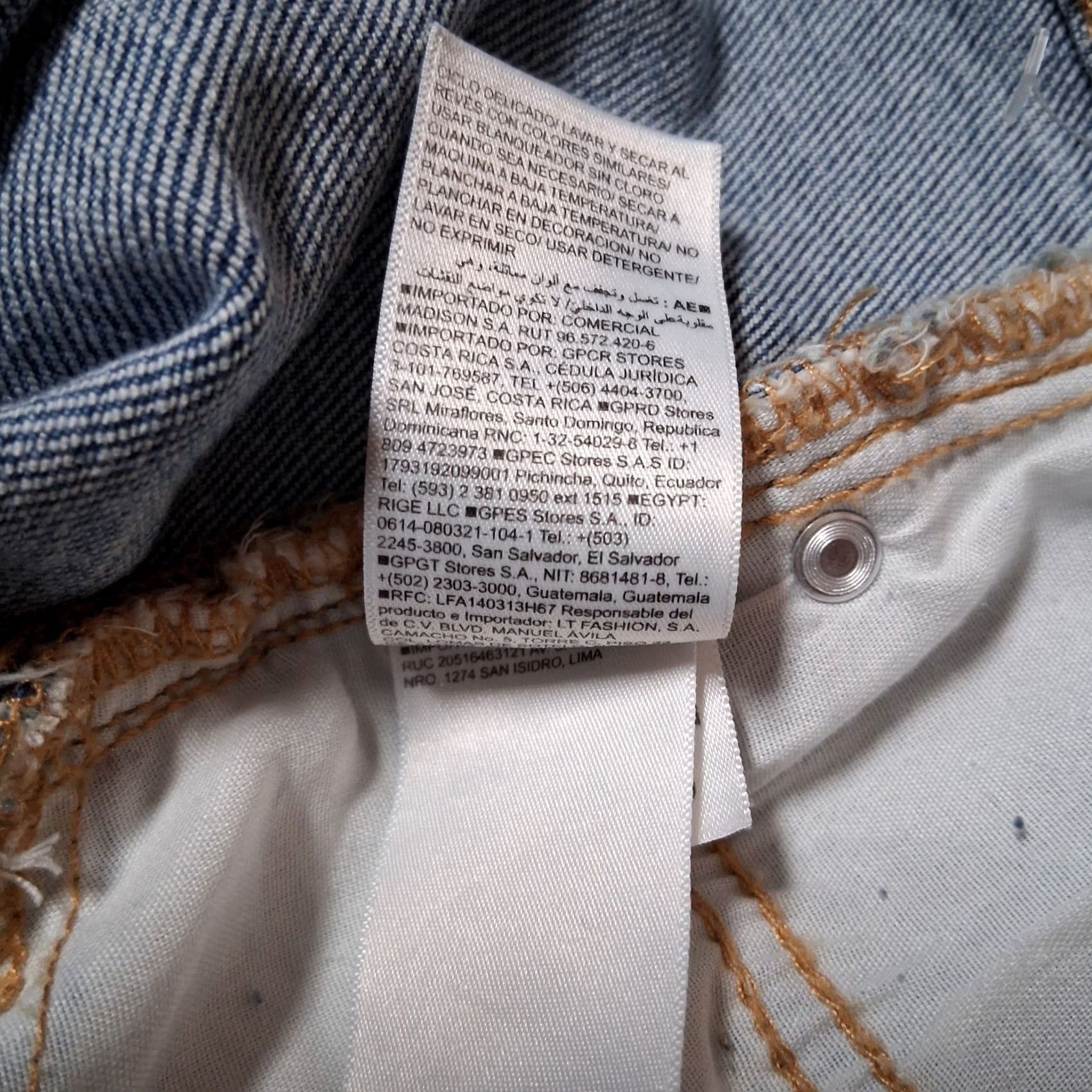 Old Navy Old Navy Women Jeans Sky Hi Wide Leg 4 Light Wash Blue Denim Whiskered Faded New Size 27" / US 4 / IT 40 - 5 Thumbnail