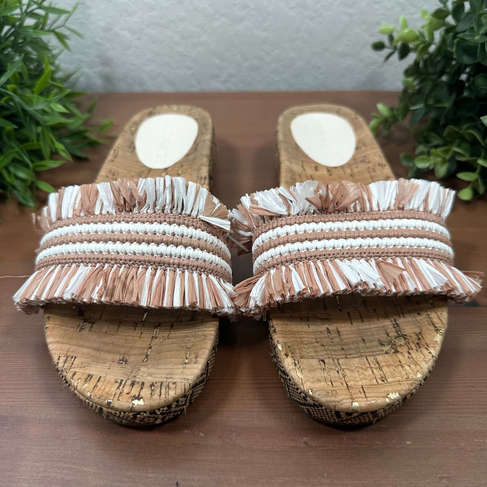 Coach Coach Women's Brayden Cork Raffia Sandals Size 6 Size US 6 / IT 36 - 4 Thumbnail