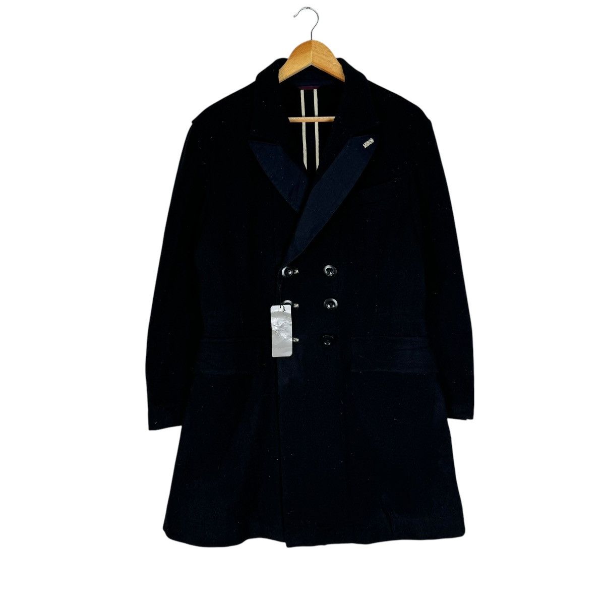Paul Smith ❄️NWT PAUL SMITH DOUBLE BREASTED BUTTON LONG JACKET Size US M / EU 48-50 / 2 - 2 Thumbnail