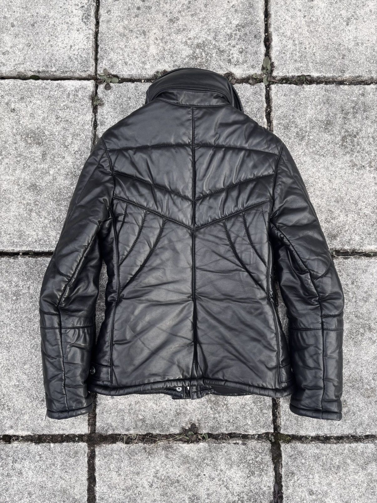 Gucci AW98 gucci by Tom Ford paneled puffer leather jacket Size US S / EU 44-46 / 1 - 8 Thumbnail
