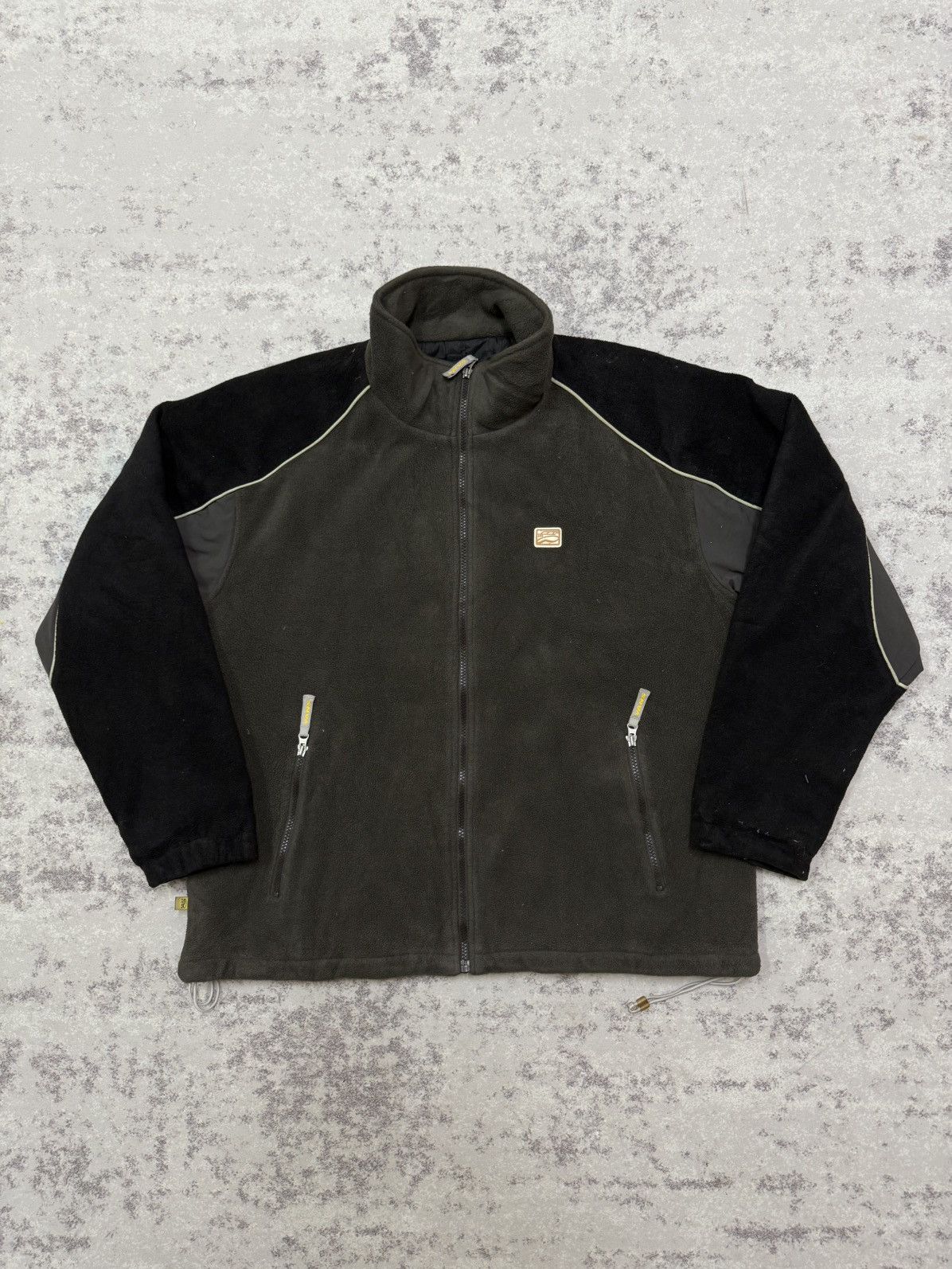 Vans Vintage Vans Small Logo Fleece Quilted Lined Zip up Sweater Size US L / EU 52-54 / 3 - 3 Thumbnail