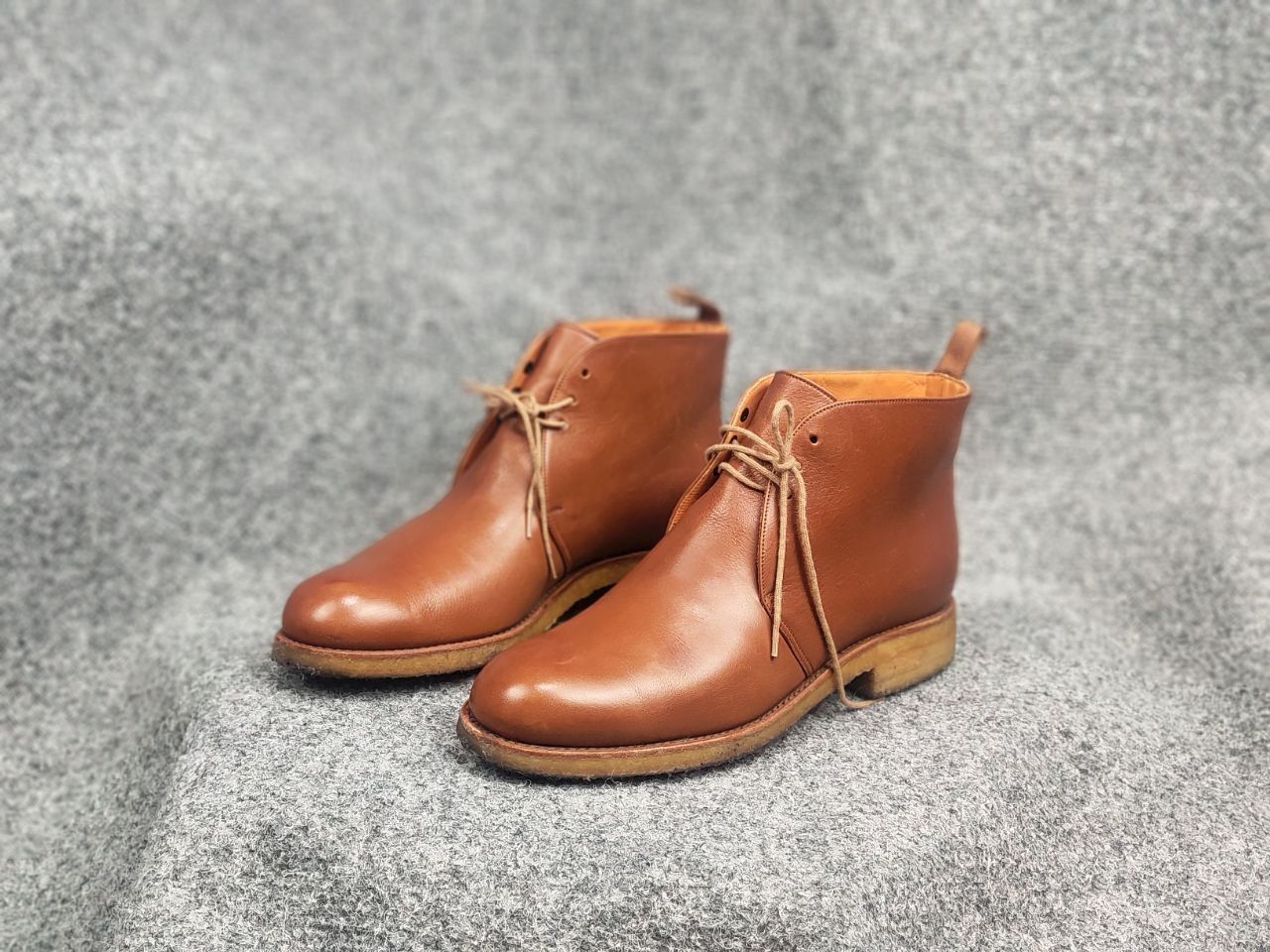 Carmina Carmina Design leather chukka boots Lace Handmade Shoes Size US 5.5 / IT 35.5 - 7 Thumbnail