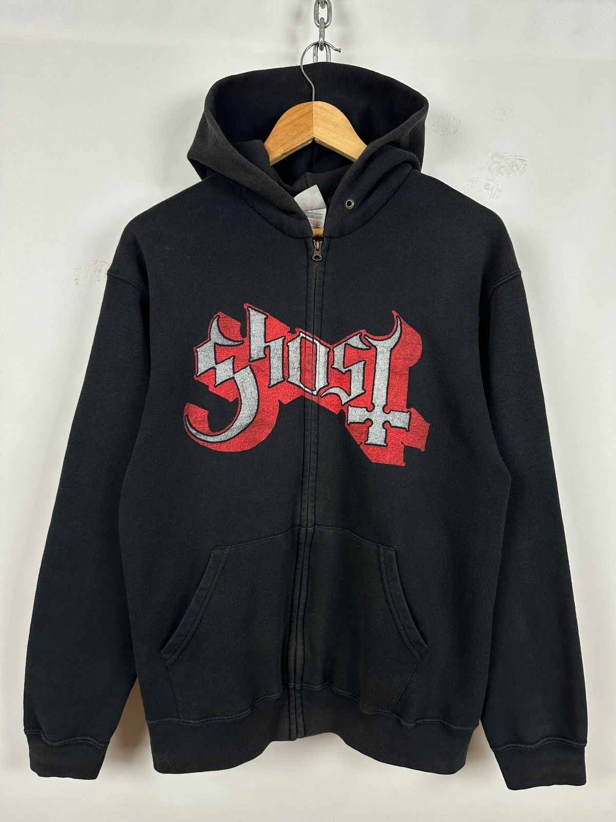 Band Tees Vintage Ghost Papa Emeritus Faded Black Zip Up Band Hoodie Size US M / EU 48-50 / 2 - 2 Thumbnail