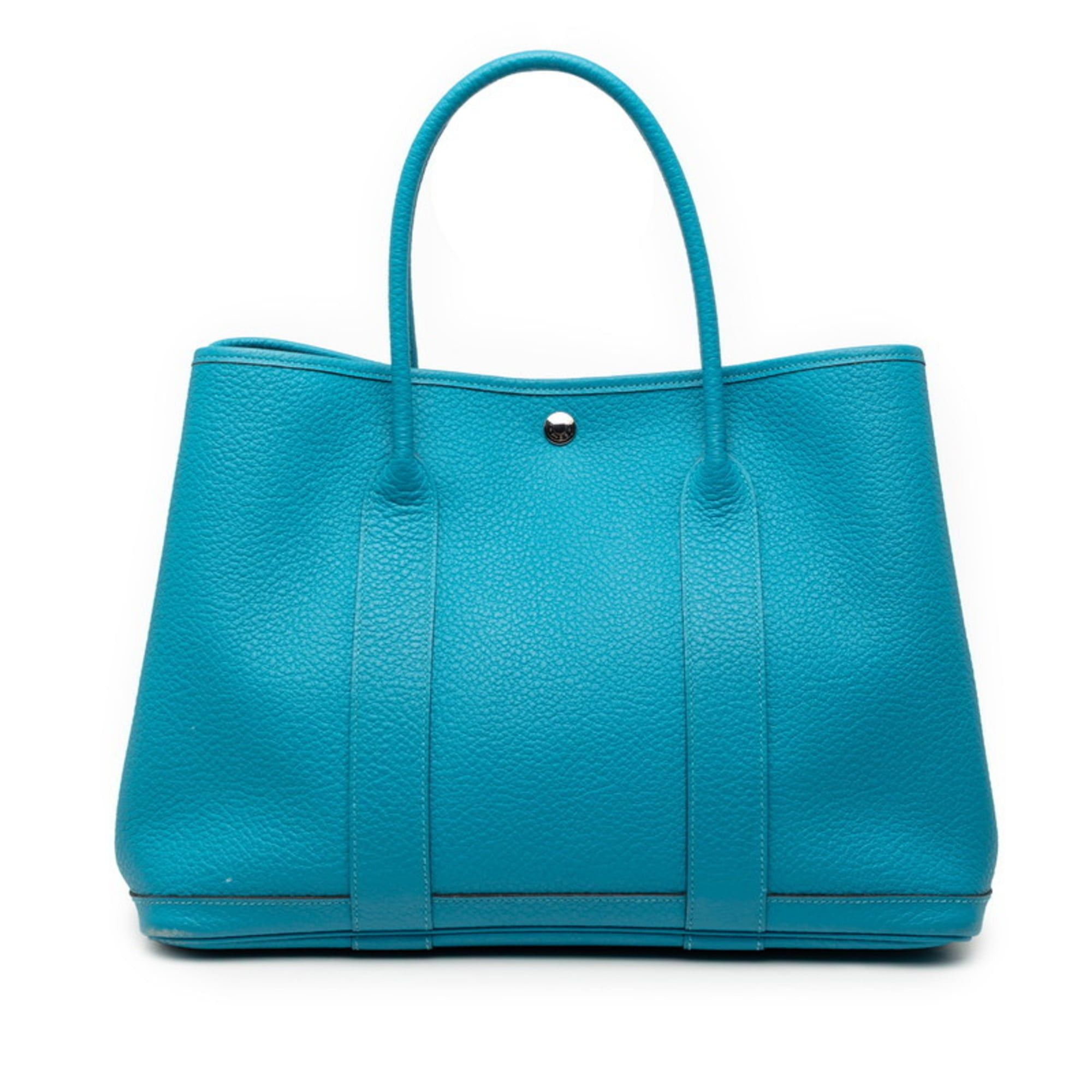 Hermes Hermès Garden Party PM Handbag Tote Bag Blue Cobalt Silver Hardware Negonda Women's HERMES Size ONE SIZE - 1 Thumbnail