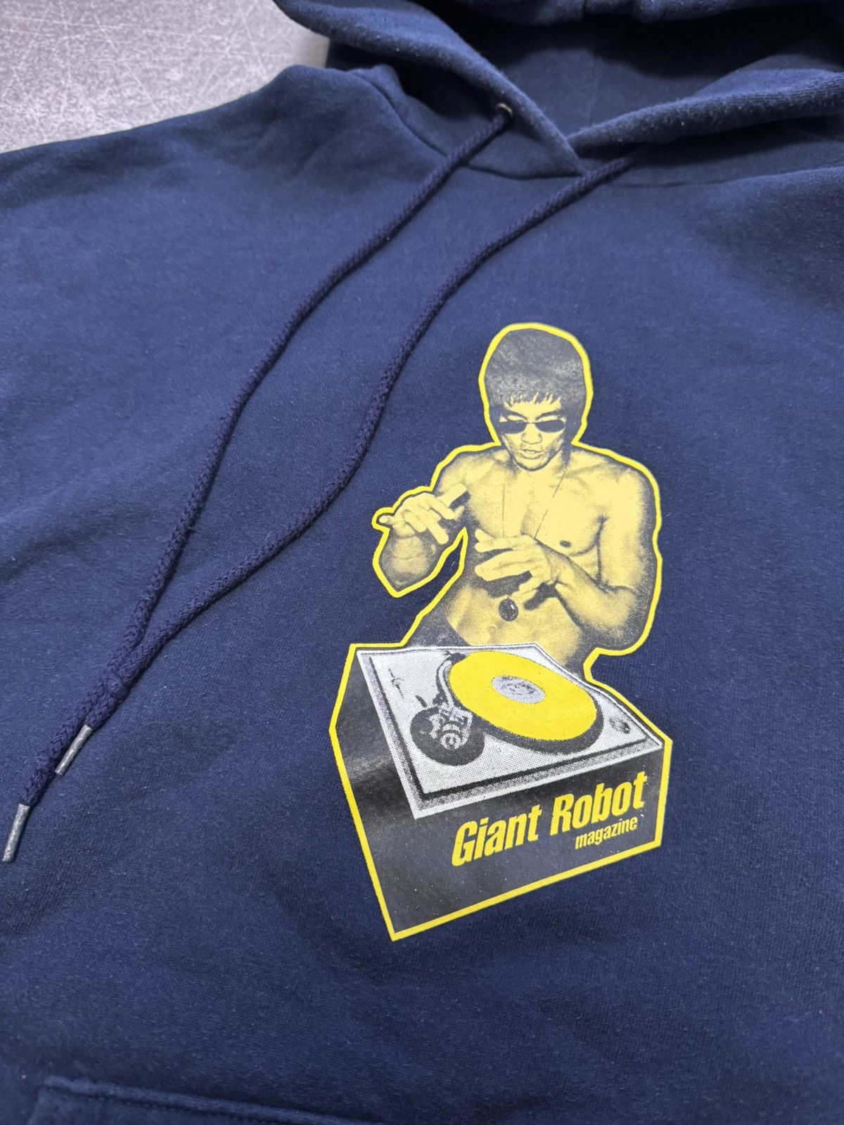 Hook-Ups Vintage 90s Giant Robot Magazine Bruce Lee Dj Hoodie Skate Size US L / EU 52-54 / 3 - 7 Thumbnail