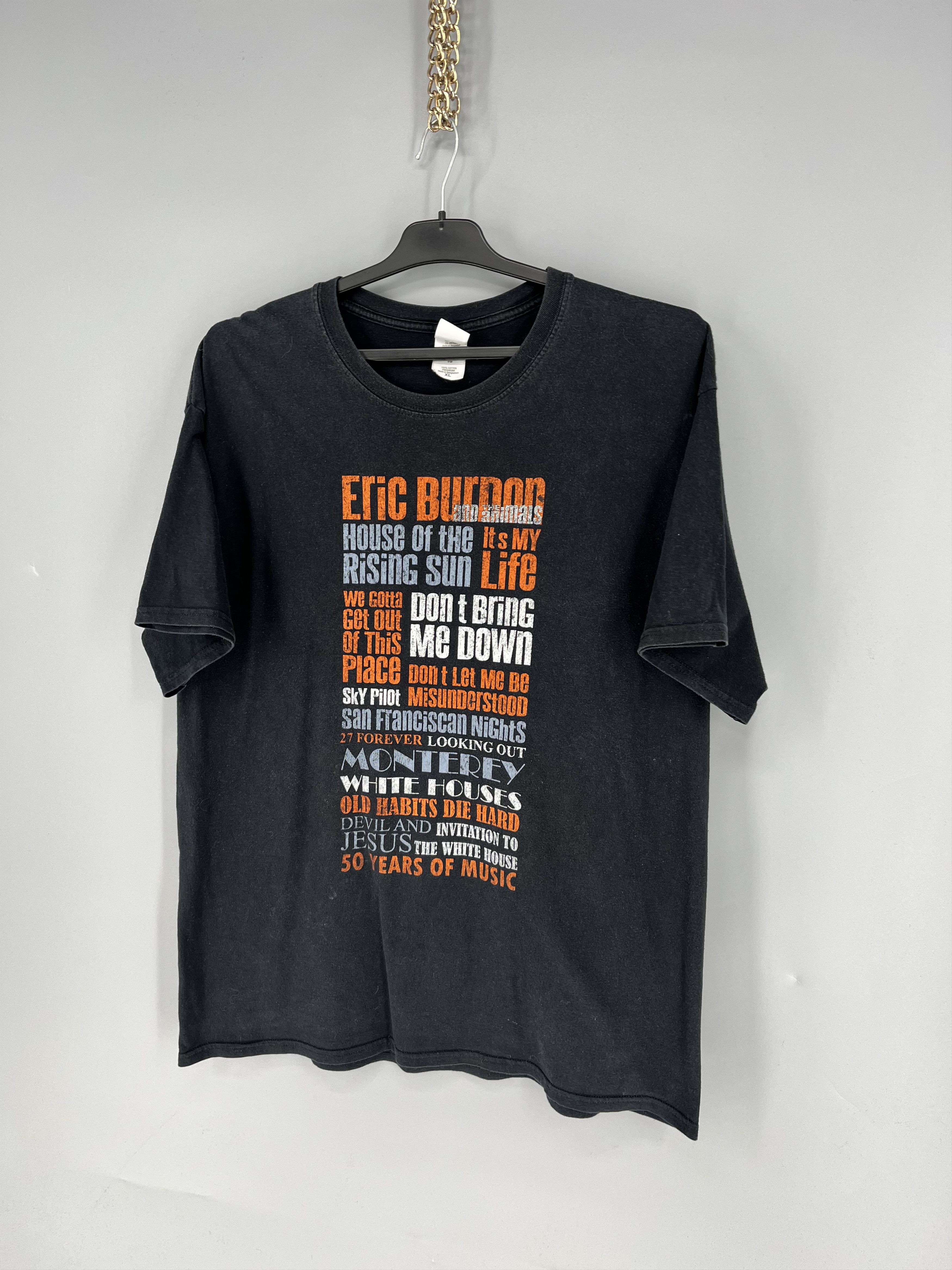 Band Tees VINTAGE ERIC BURDON 00s Band Rock Tee Rare Tour Y2K Size US XL / EU 56 / 4 - 3 Thumbnail