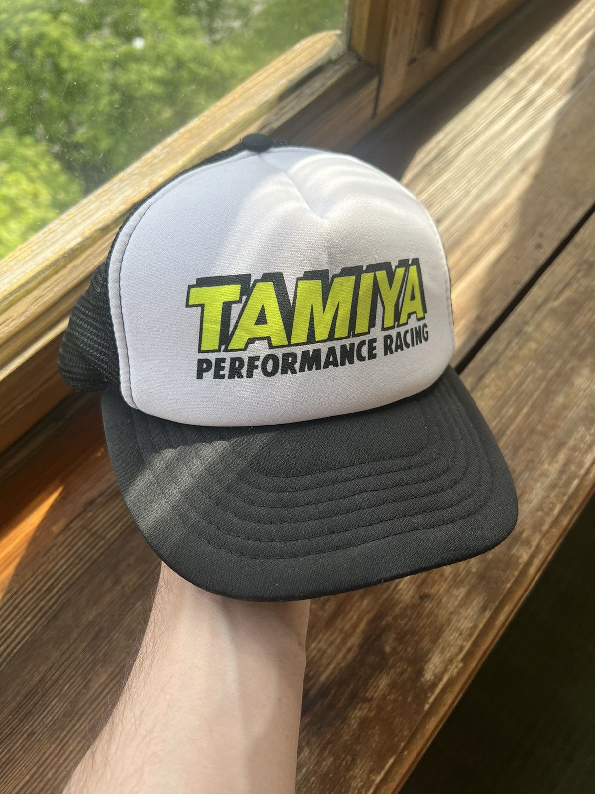 Japanese Brand Vintage Racing TAMIYA Trucker Hat Y2K Cap Size ONE SIZE - 2 Thumbnail