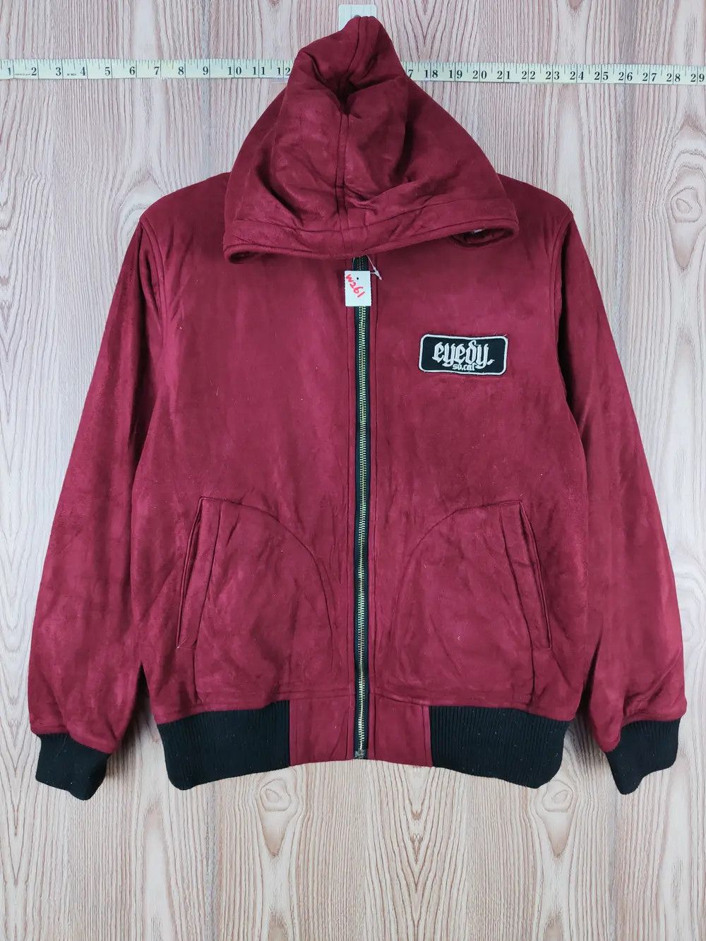 Japanese Brand DL Eyedy fuck skull Maroon Hoodie sweater Jackets #W261 Size US S / EU 44-46 / 1 - 7 Thumbnail