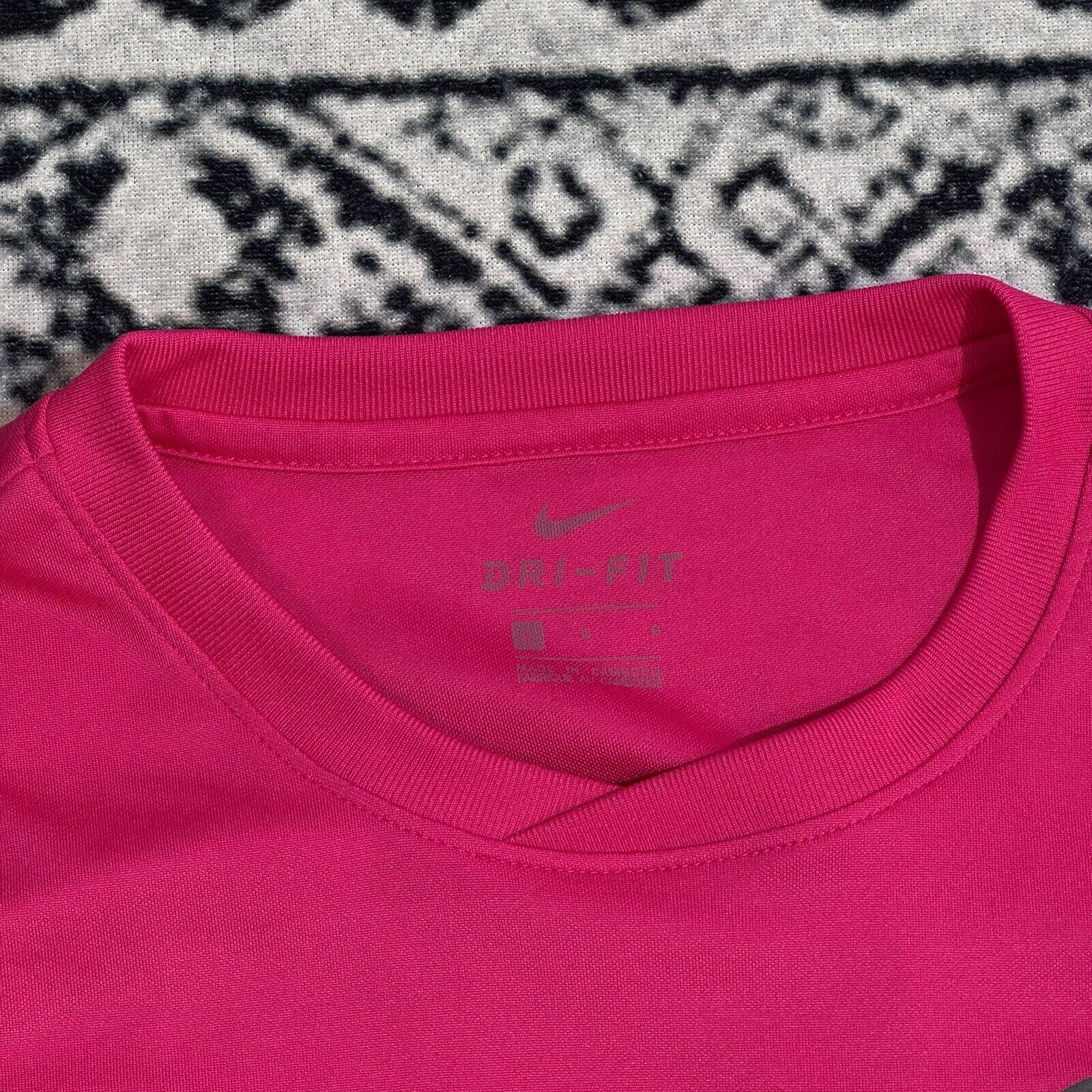 Nike × Vintage Nike Pink Polyester Jersey T-Shirt Size L Swag City Pepino Size US L / EU 52-54 / 3 - 6 Thumbnail