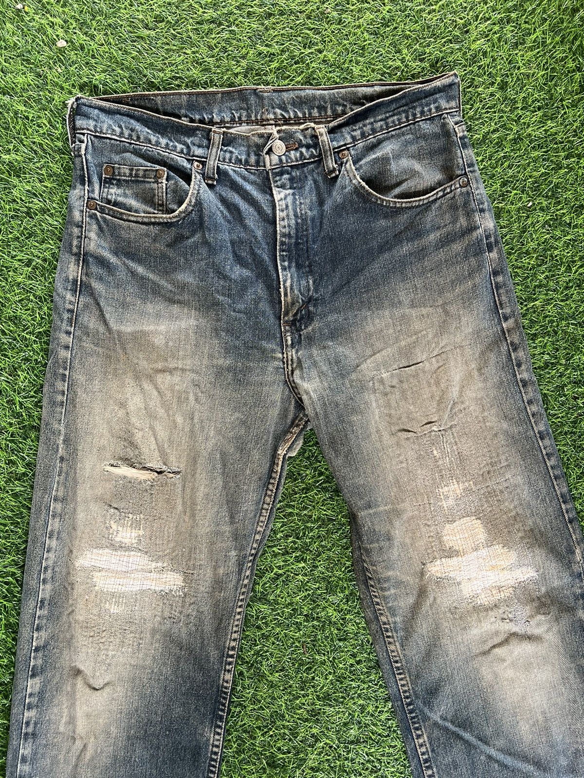 Levi's Vintage rare 90’s Levis distressed kurt cobain Size US 34 / EU 50 - 2 Thumbnail