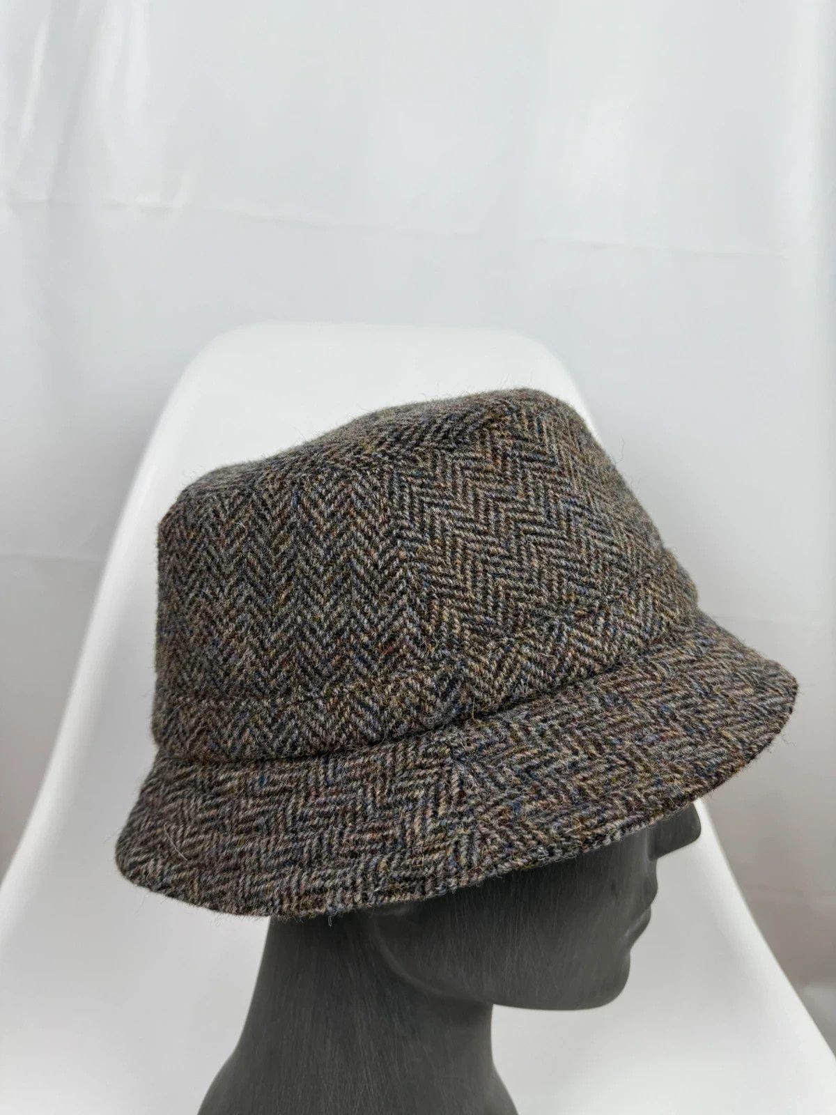 Harris Tweed Harris Tweed Glen Appin Wool Herringbone Hat size L Size ONE SIZE - 3 Thumbnail