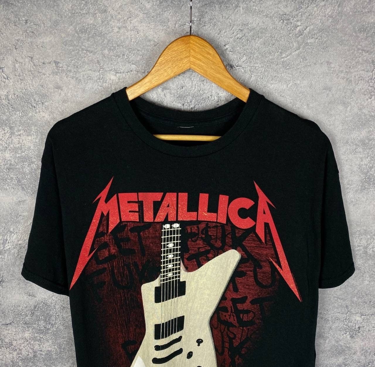 Band Tees × Metallica × Vintage Metallica Eet Fuc Tee Men's Size L Black Short Sleeve Size US L / EU 52-54 / 3 - 2 Thumbnail