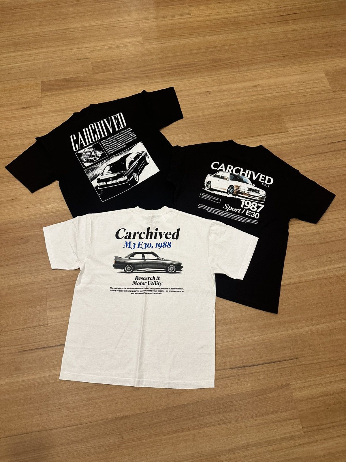 Vintage Carchived BMW M3 T-Shirts (86/87/88) Size US L / EU 52-54 / 3 - 1 Thumbnail
