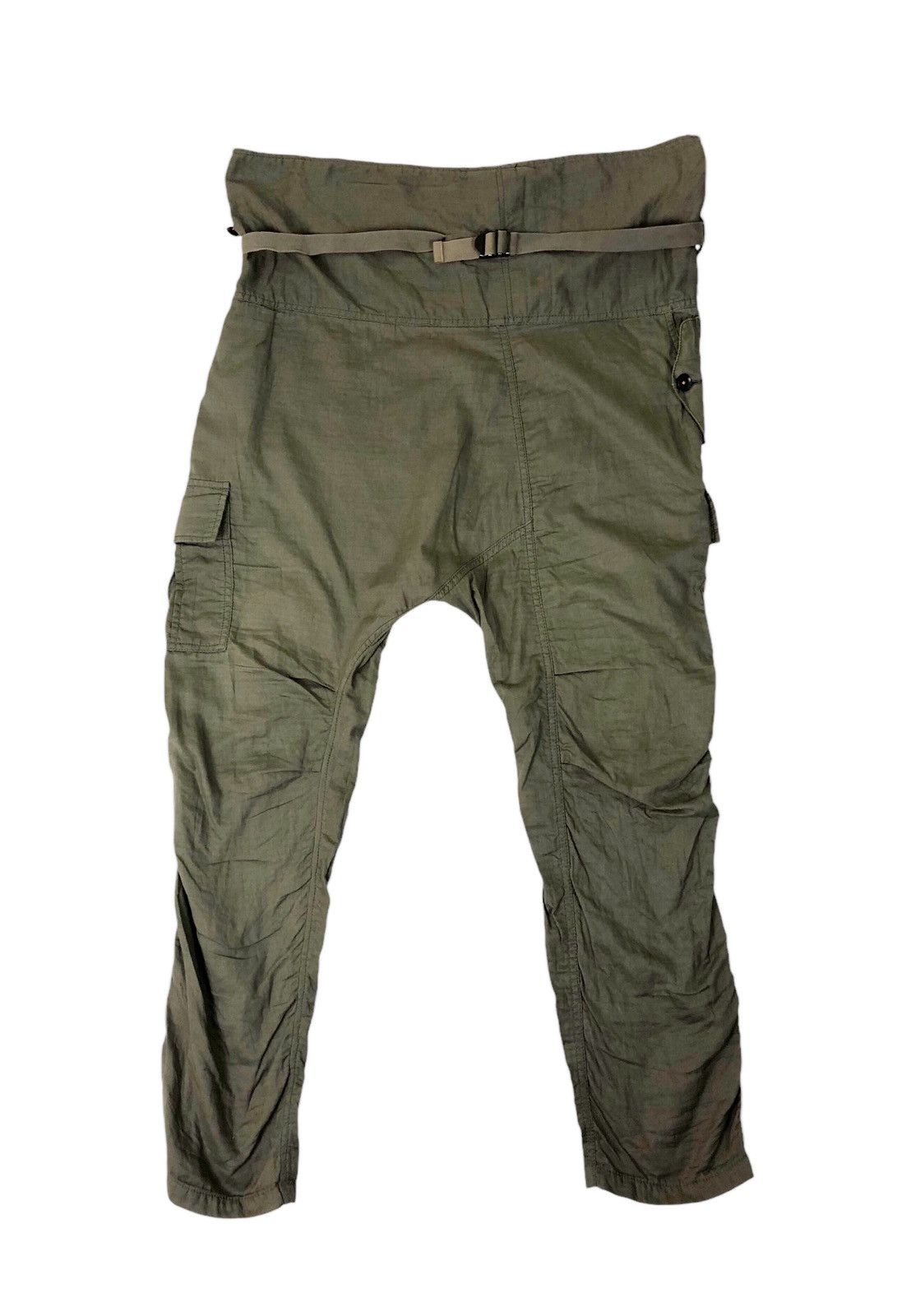 Japanese Brand Japan Brand JPEGG Wrap Ups Waist Crop Cargo Pants Size US 35 - 2 Thumbnail