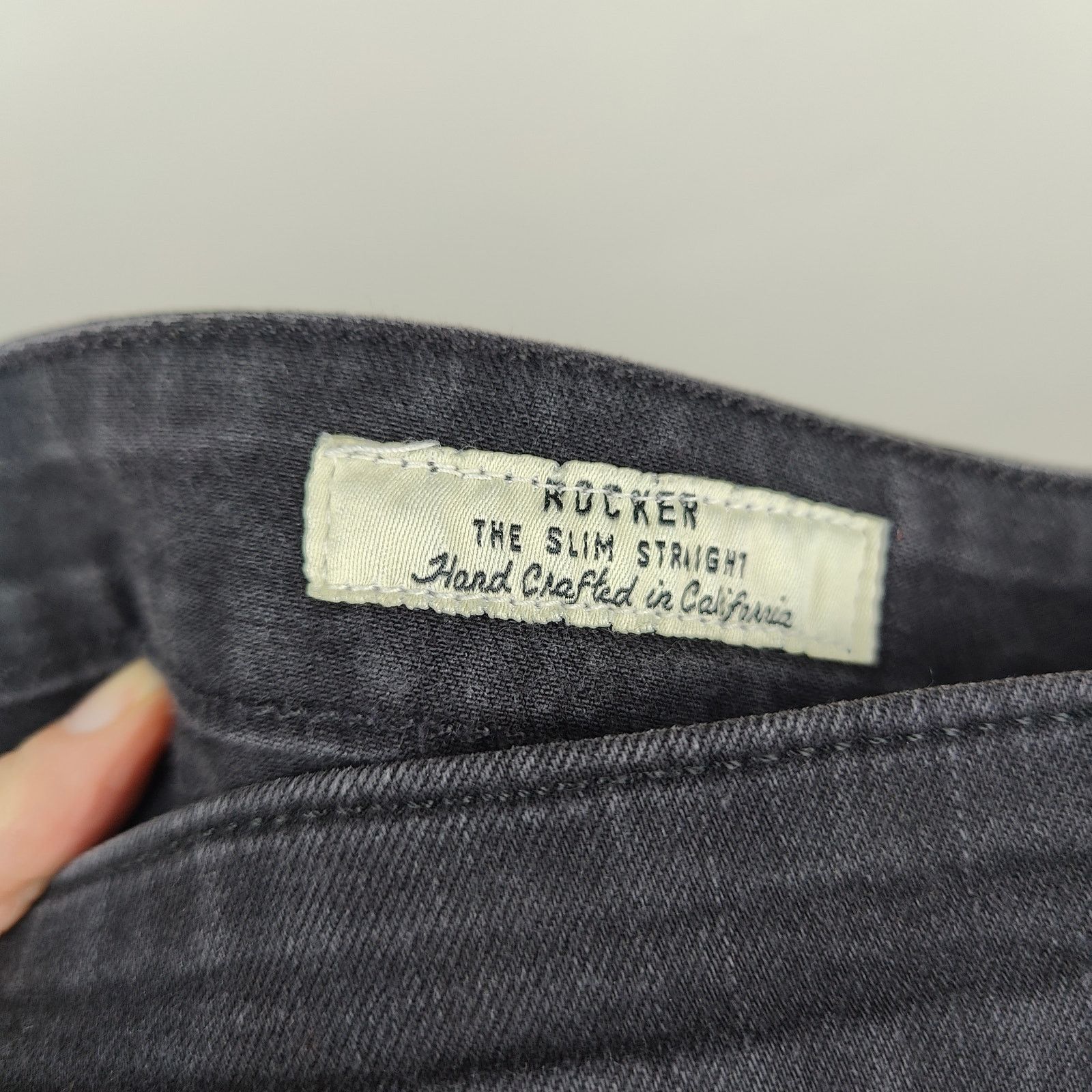 Agave Jake Agave Rocker The Slim Straight jeans Mens 38 Black Size US 38 / EU 54 - 8 Thumbnail