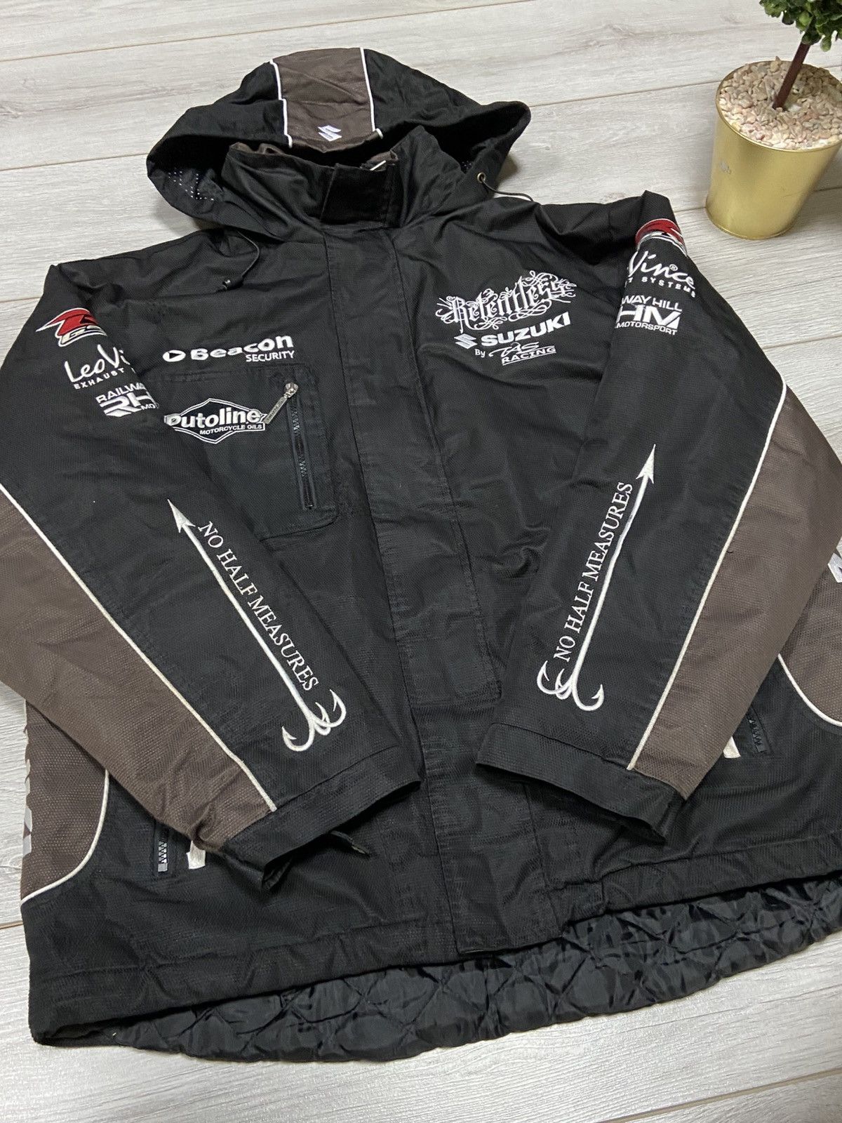 Other Suzuki relentless vintage jacket hooded windbreaker zip Size US XL / EU 56 / 4 - 6 Thumbnail