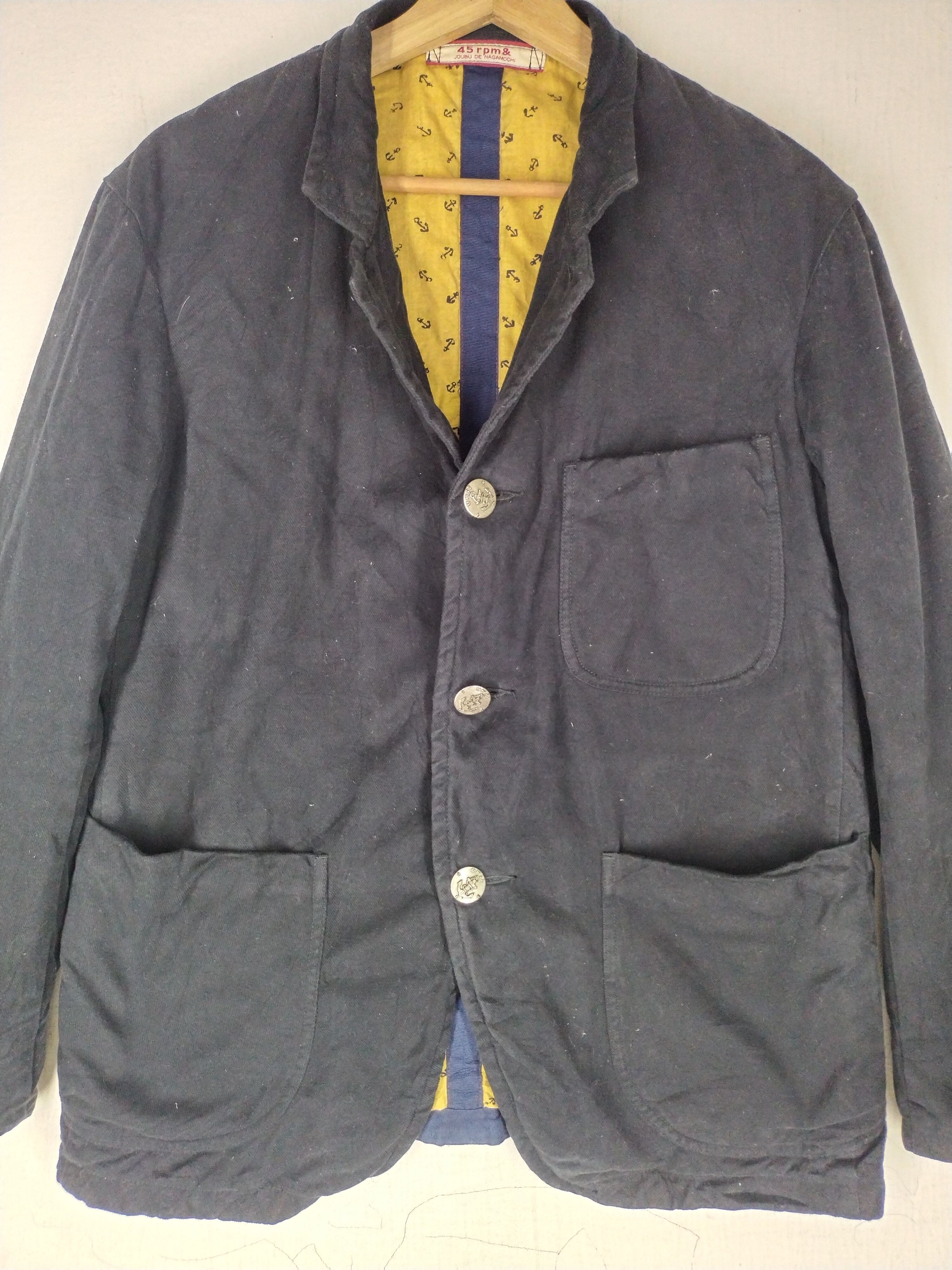 45rpm Vtg 45rpm Coat Jacket Kapital Blue Blue Jacket Size US M / EU 48-50 / 2 - 2 Thumbnail