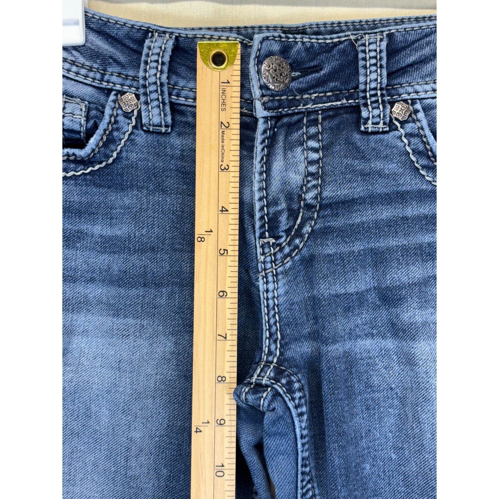The Unbranded Brand Silver Jeans Suki Mid Straight Women’s 27x32 Stretch Jeans Size 27" / US 4 / IT 40 - 3 Thumbnail