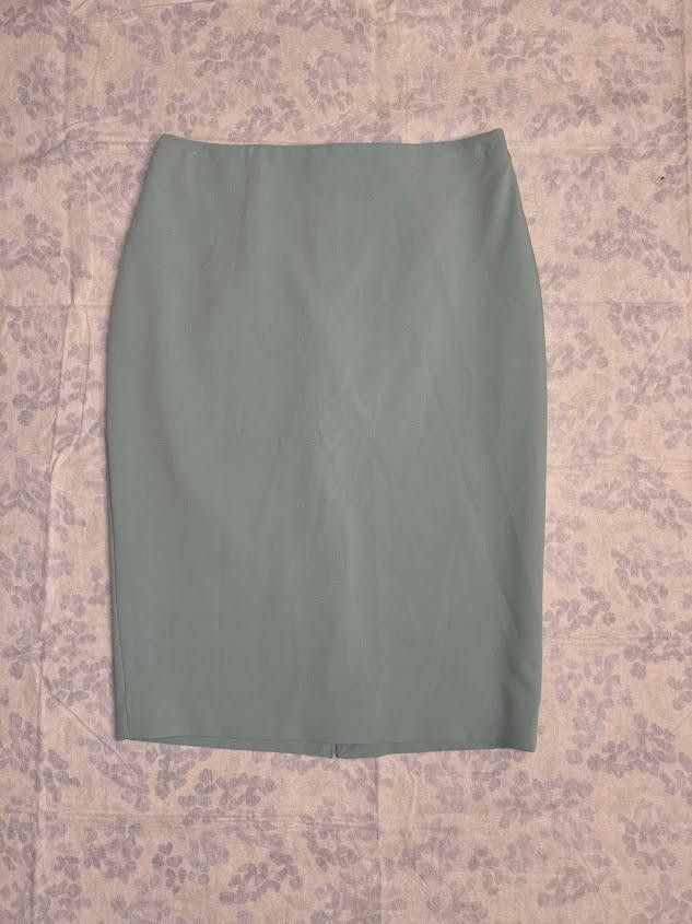 Designer White House | Black Market Mint Pencil Skirt Size 28" / US 6 / IT 42 - 1 Thumbnail