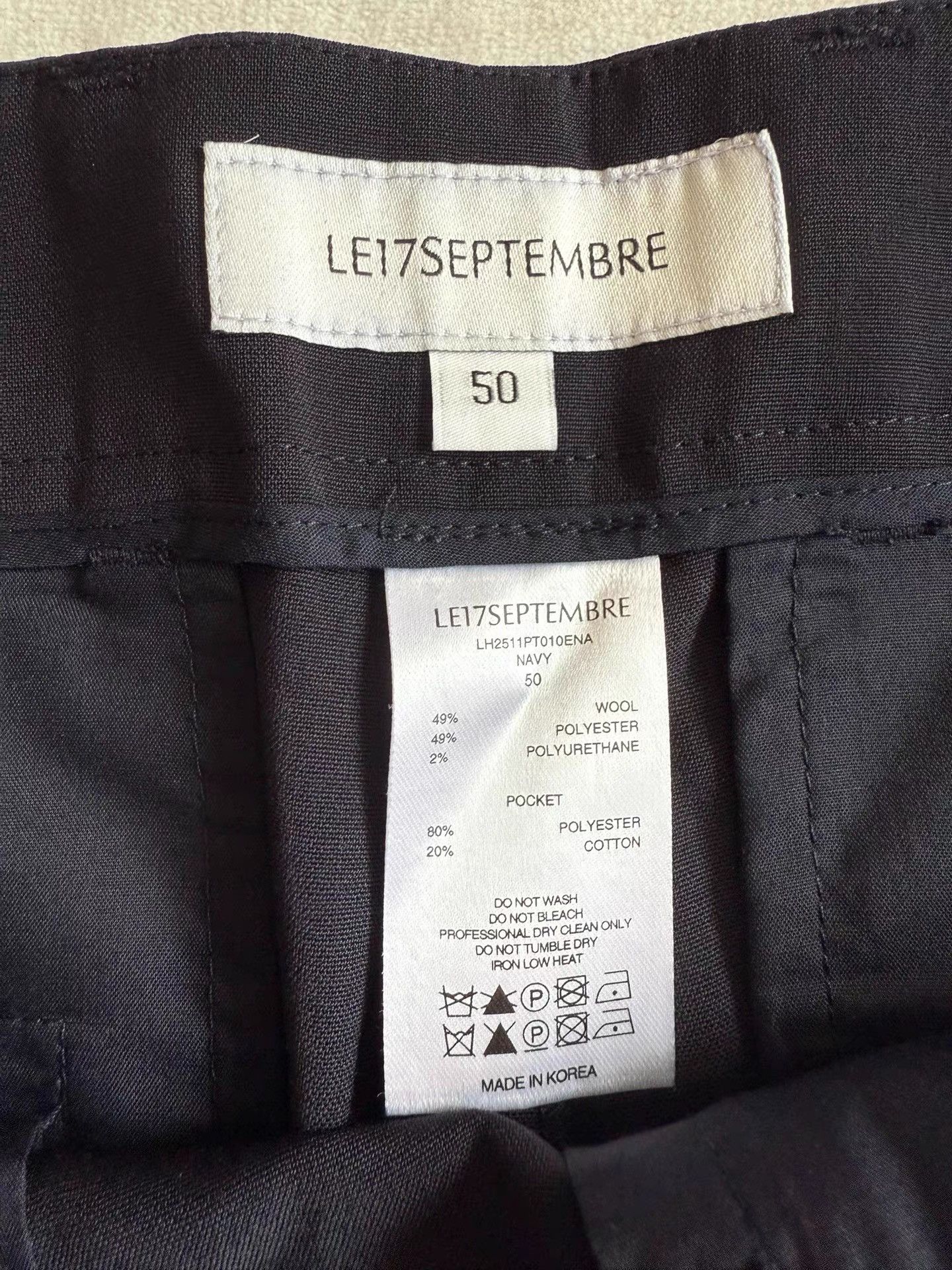 LE17SEPTEMBRE LE17SEPTEMBRE SS Loose Wool Blend Pants K33 Size US 34 / EU 50 - 4 Thumbnail